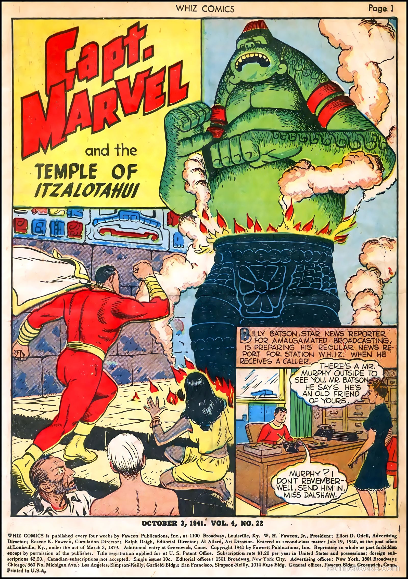 Whiz Comics #22 (1941) — page 3 of 68