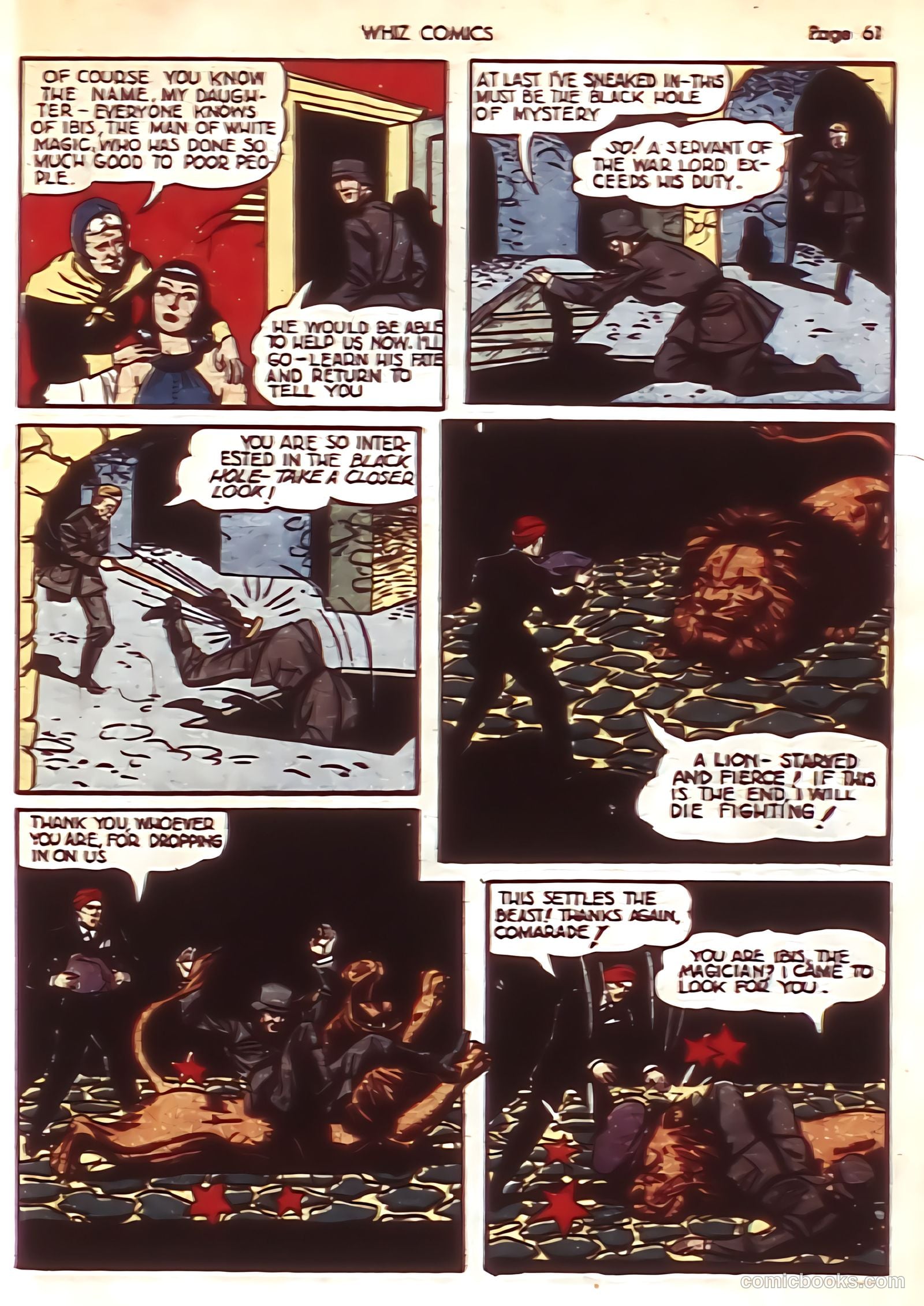 Whiz Comics #22 (1941) — page 63 of 68
