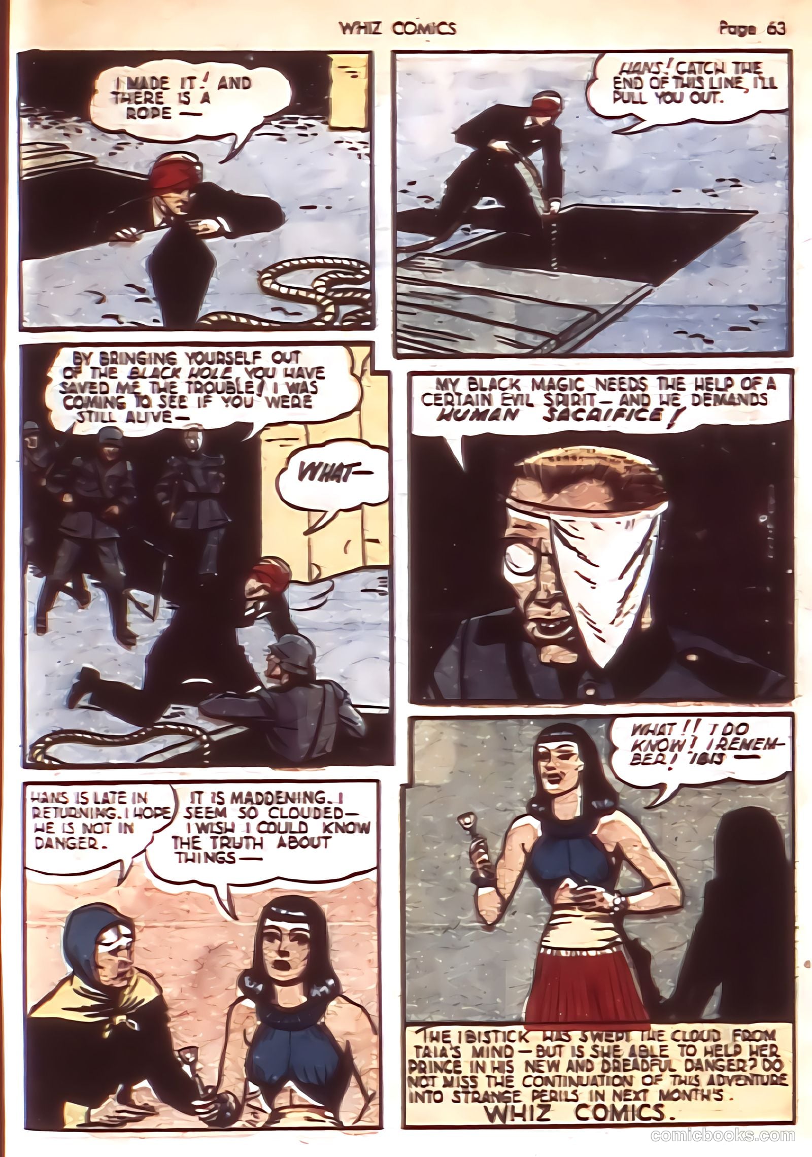 Whiz Comics #22 (1941) — page 65 of 68