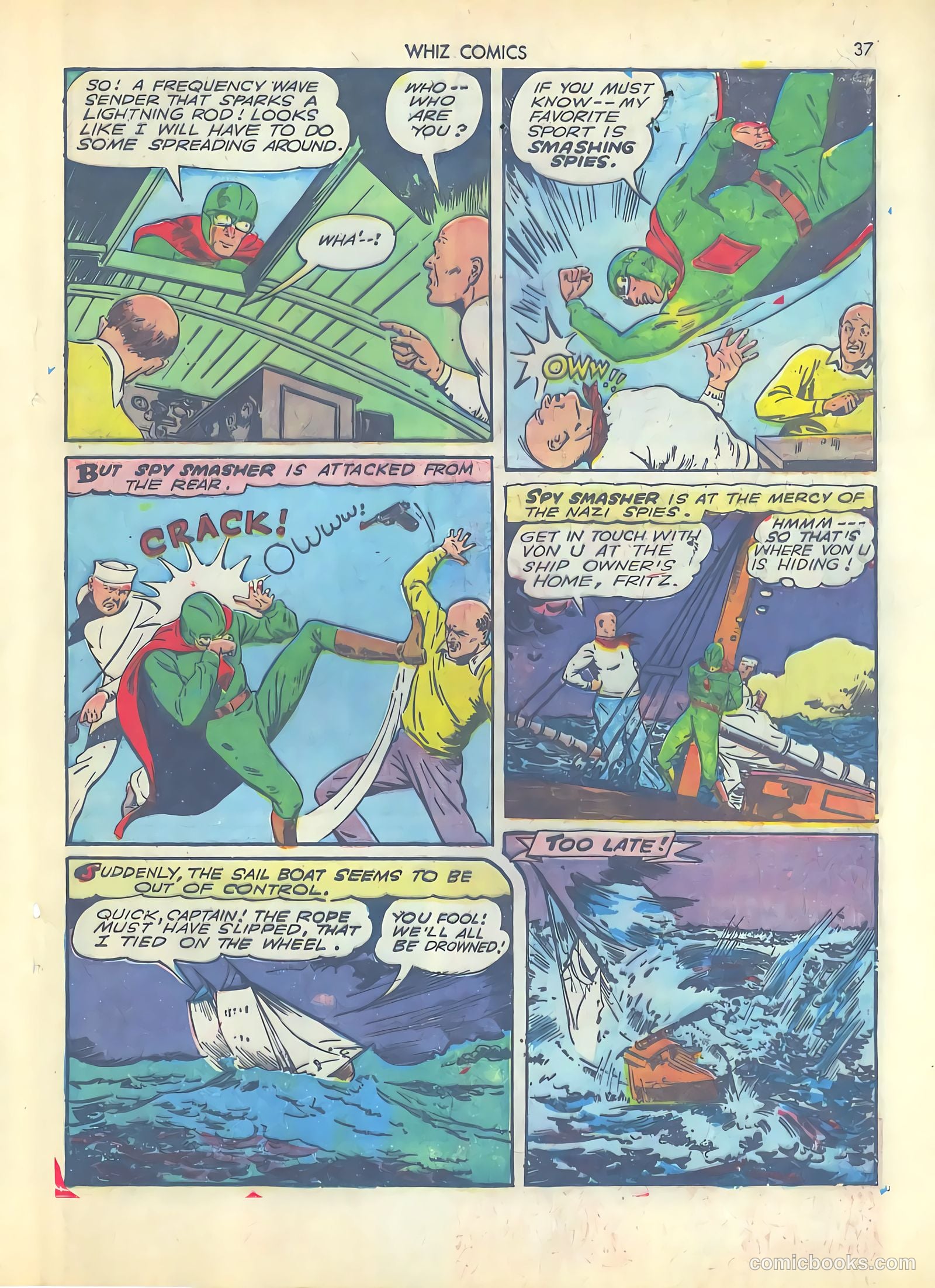 Whiz Comics #37 (1942) — page 37 of 68