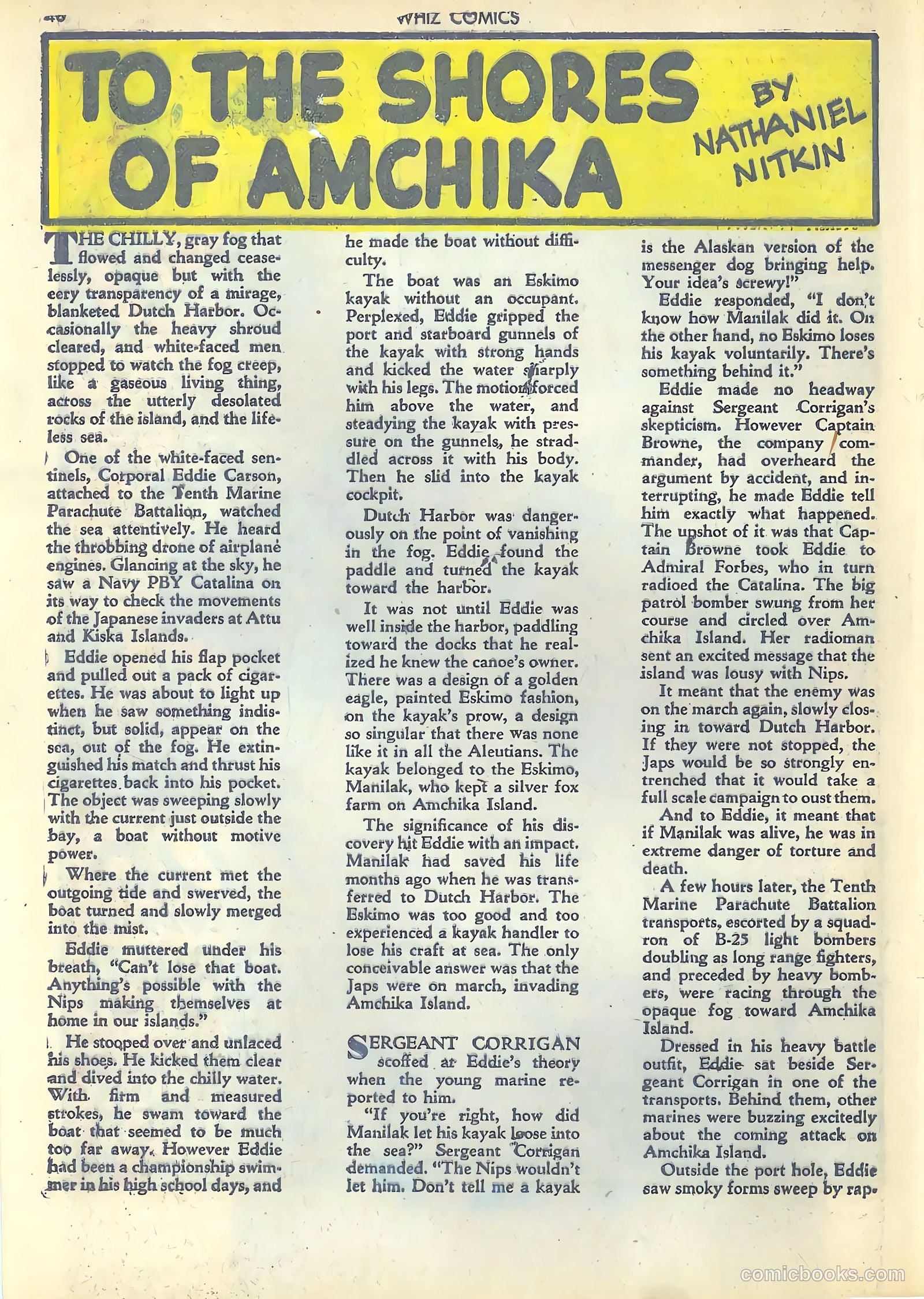Whiz Comics #37 (1942) — page 40 of 68