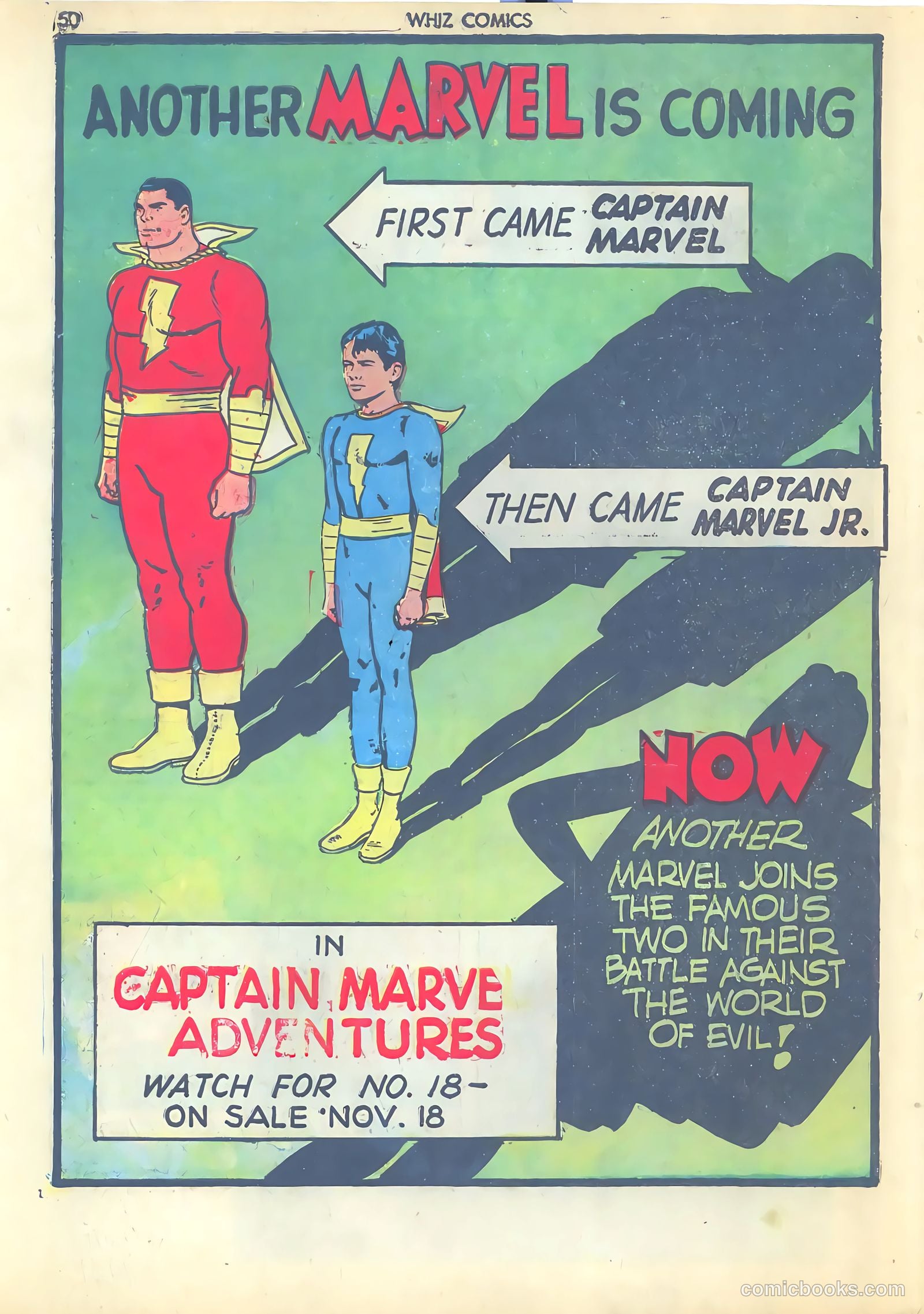 Whiz Comics #37 (1942) — page 50 of 68