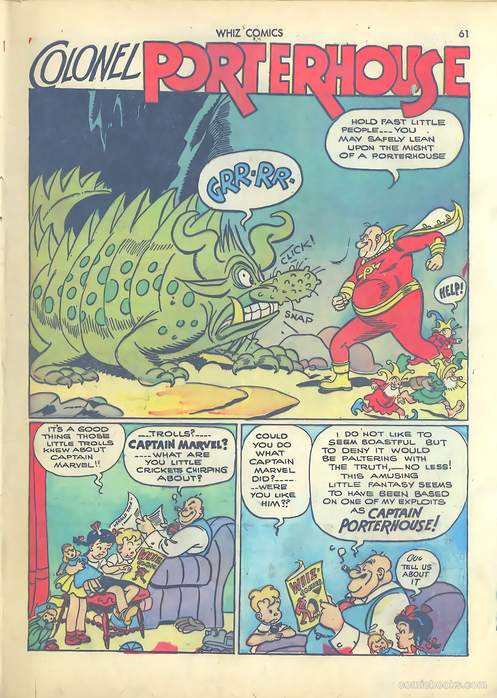Whiz Comics #37 (1942) — page 61 of 68