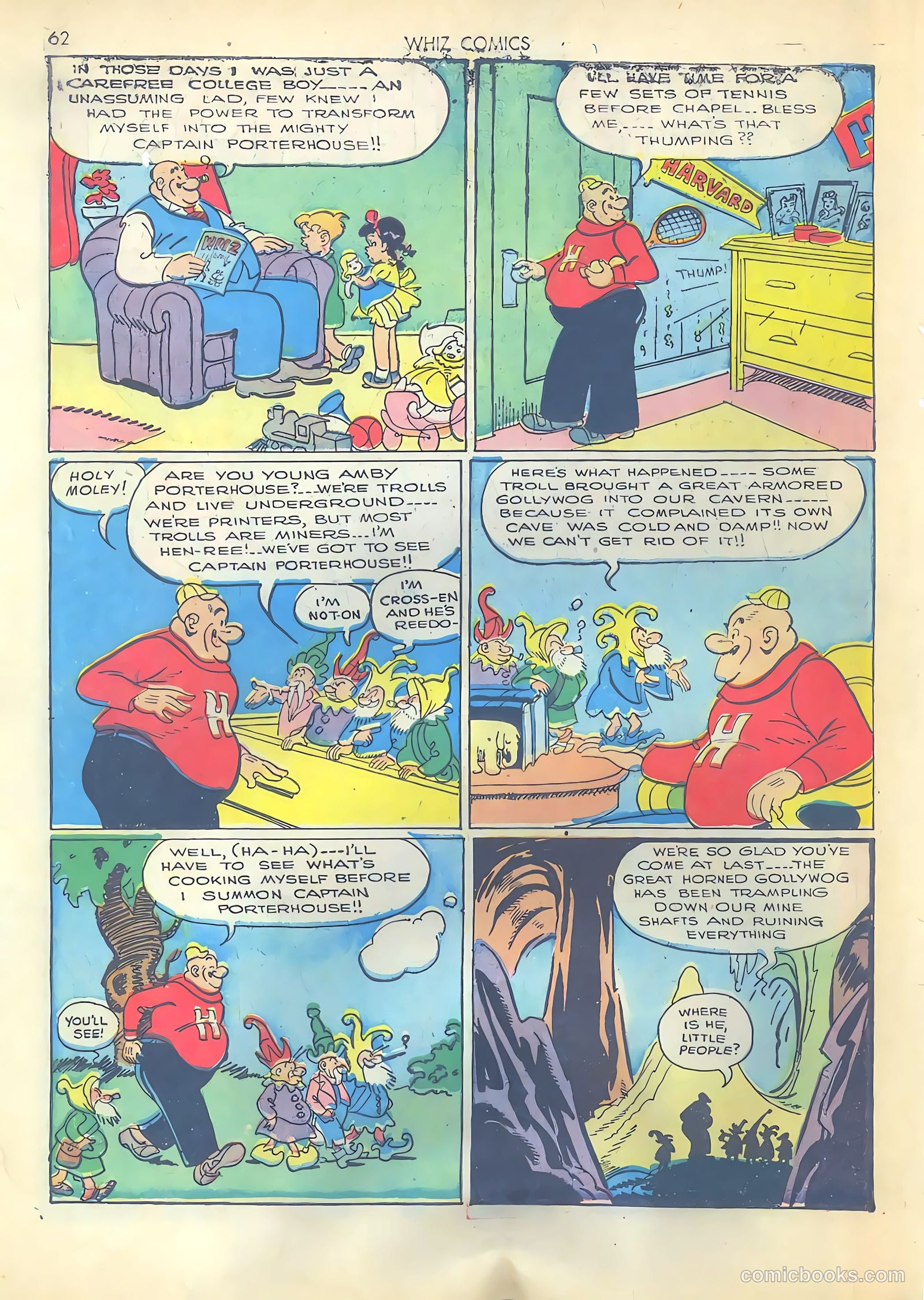 Whiz Comics #37 (1942) — page 62 of 68