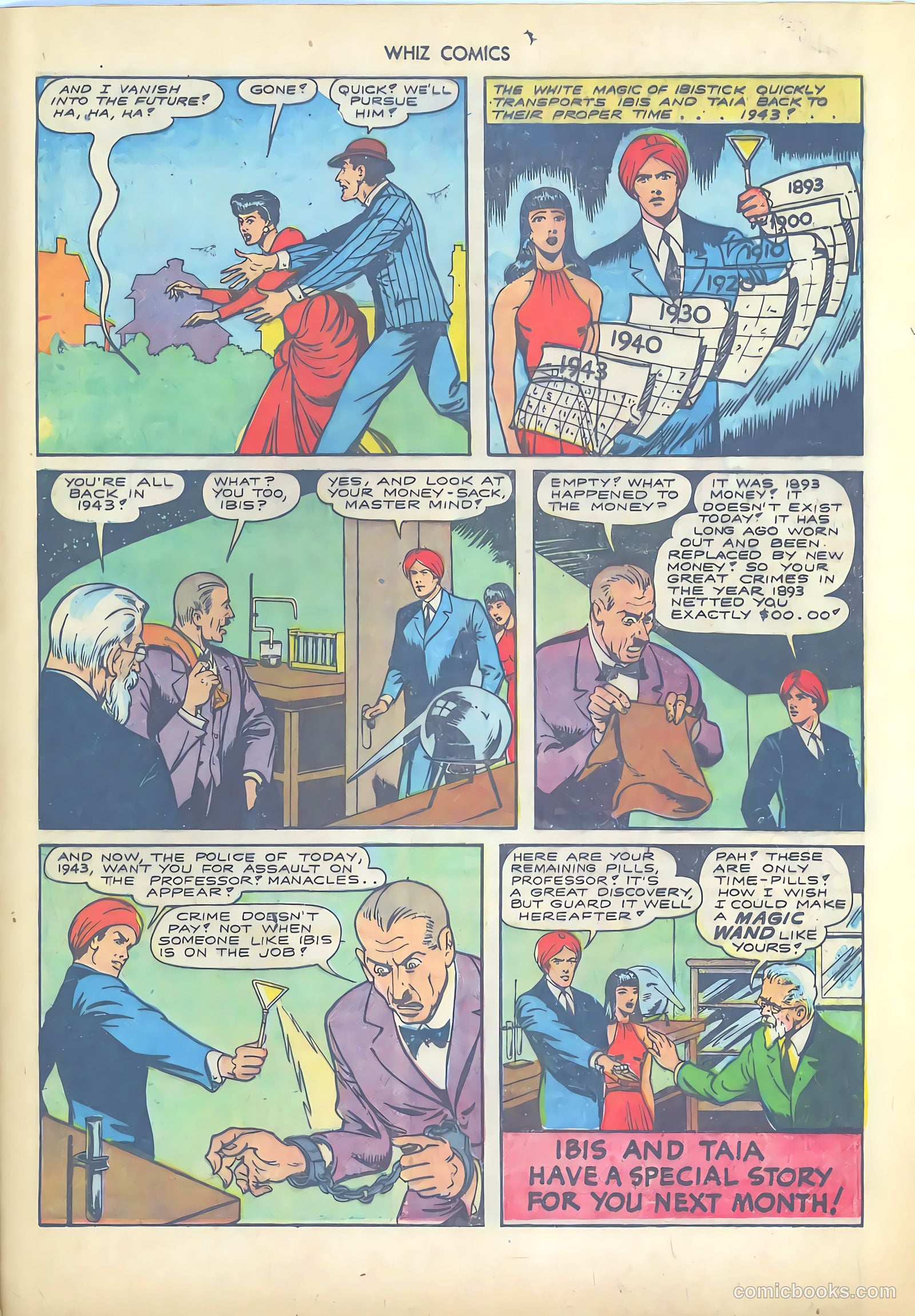 Whiz Comics #53 (1944) — page 40 of 50