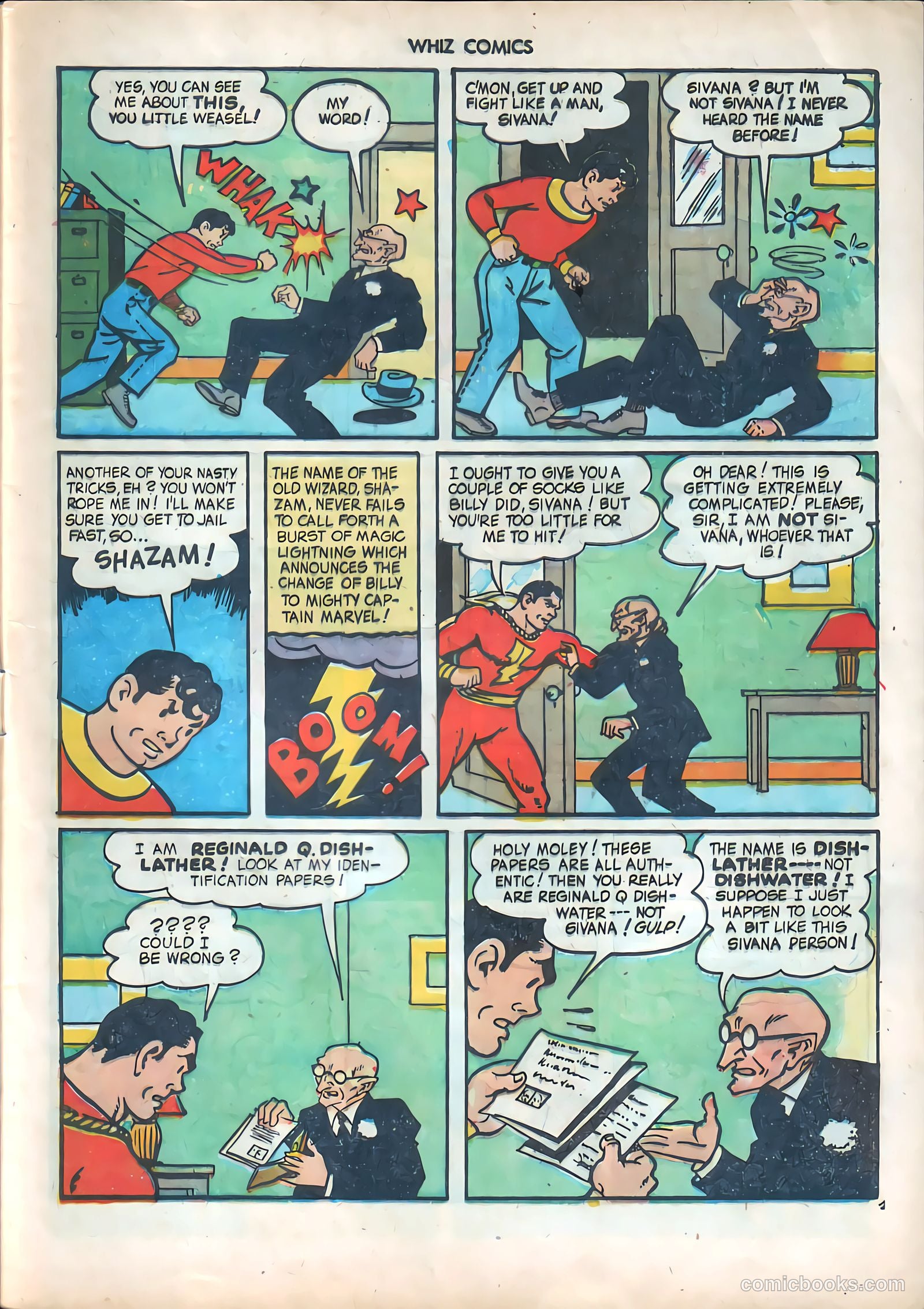 Whiz Comics #59 (1944) — page 5 of 36