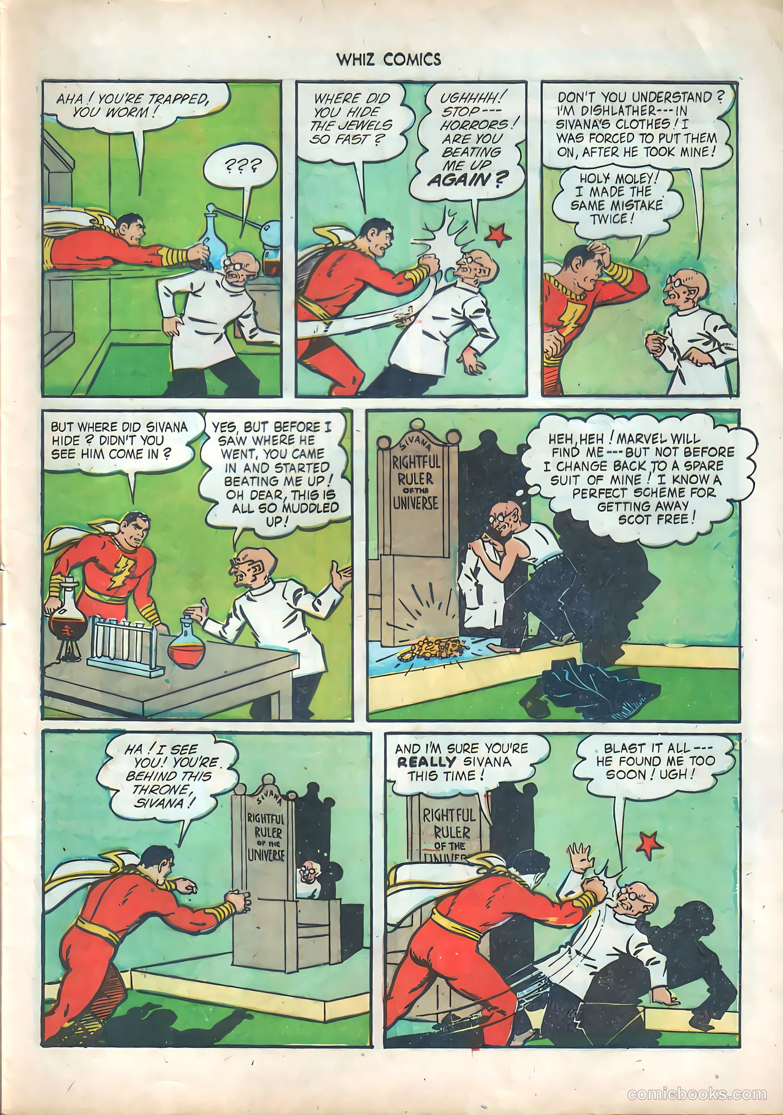 Whiz Comics #59 (1944) — page 9 of 36