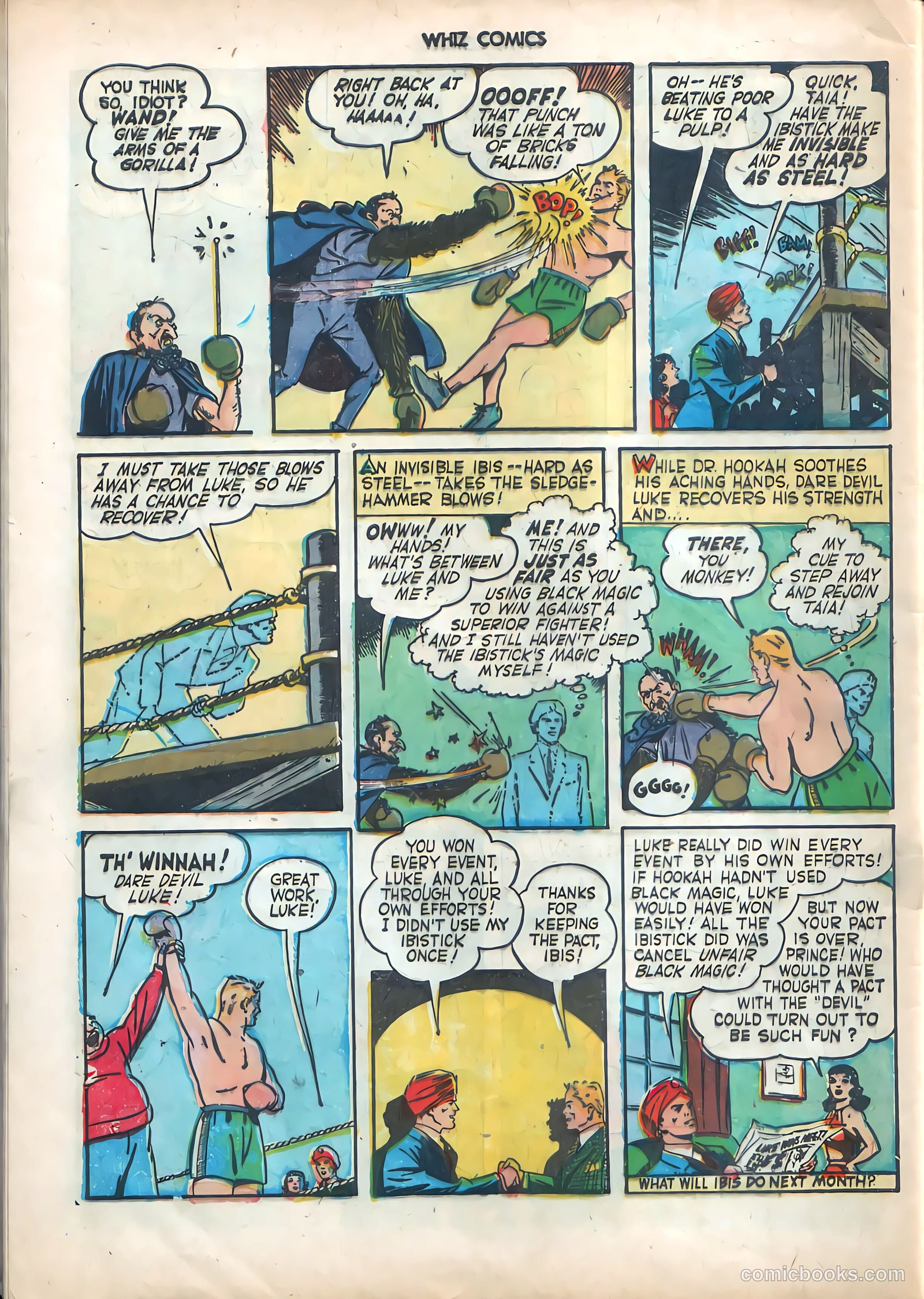 Whiz Comics #59 (1944) — page 32 of 36