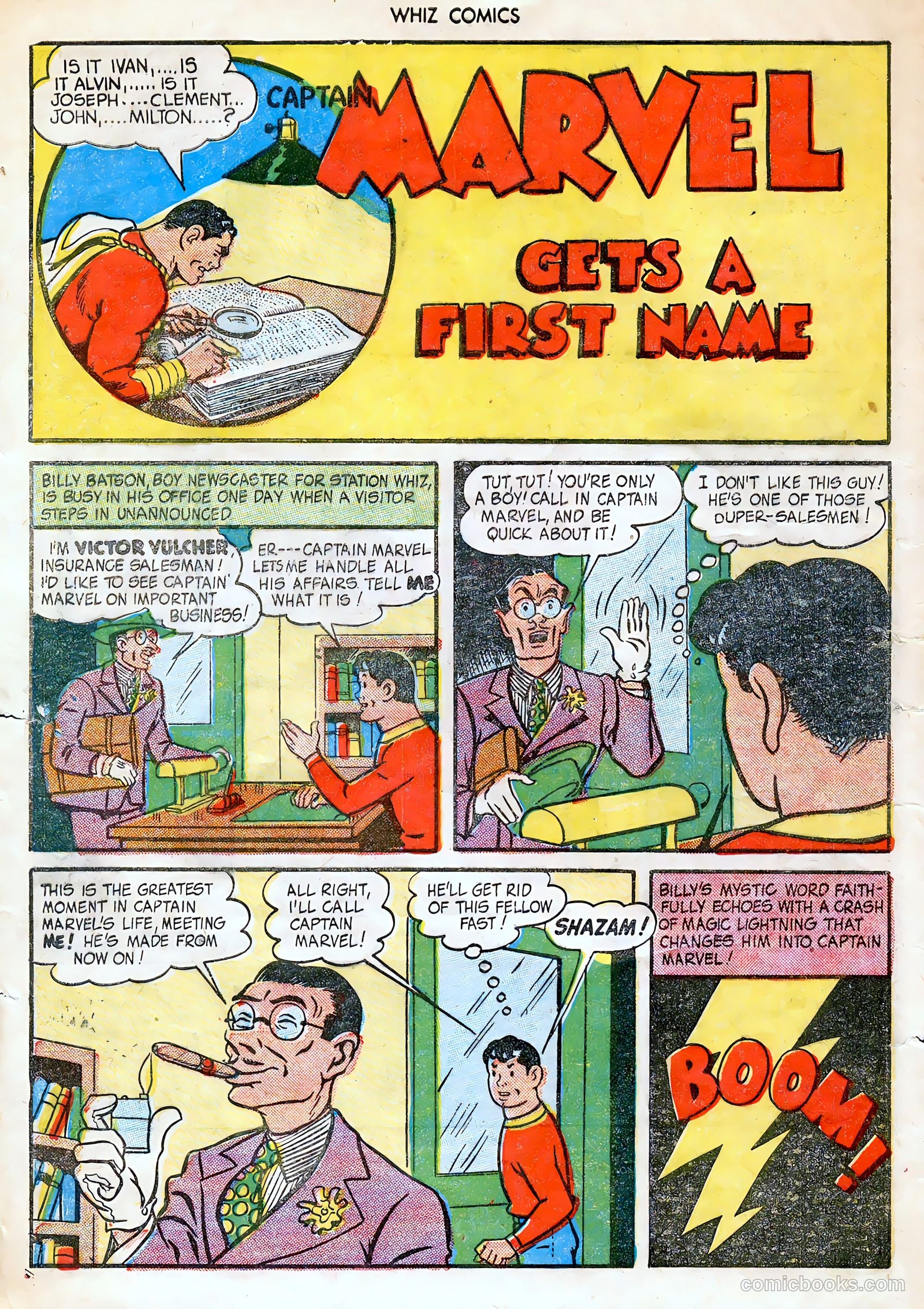 Whiz Comics #61 (1945) — page 4 of 36