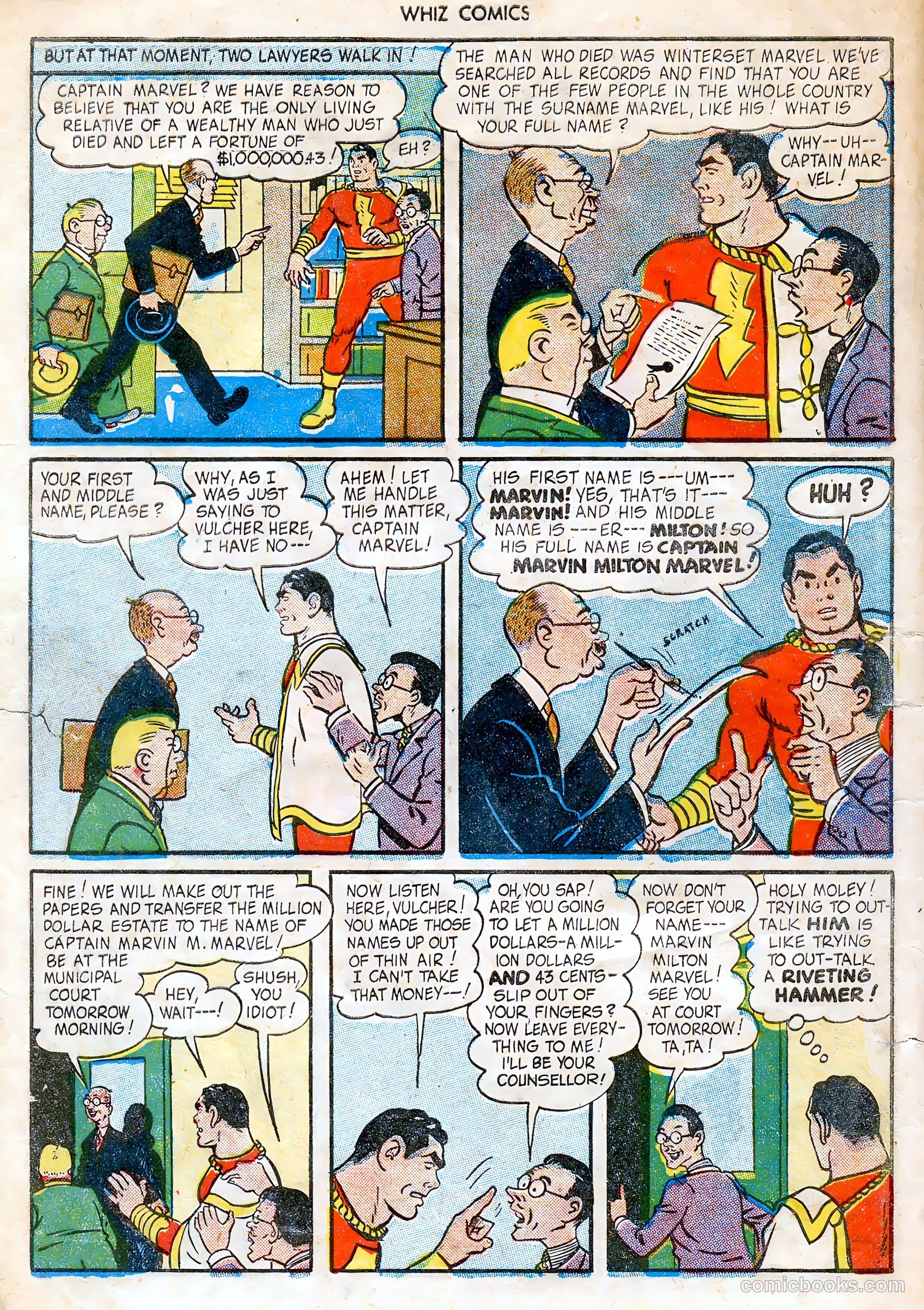 Whiz Comics #61 (1945) — page 6 of 36