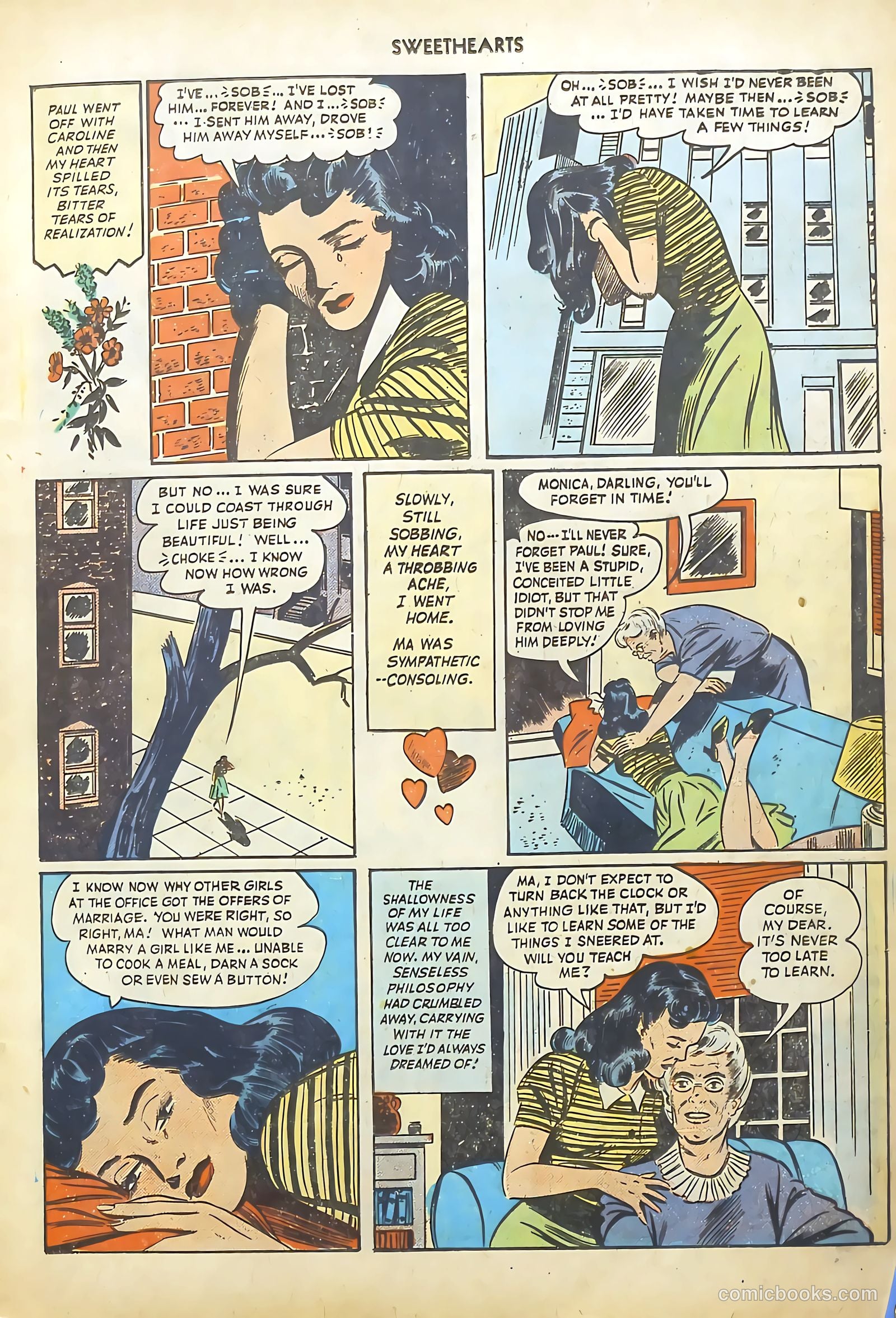 Big Book Romances #1 (1950) — page 15 of 149