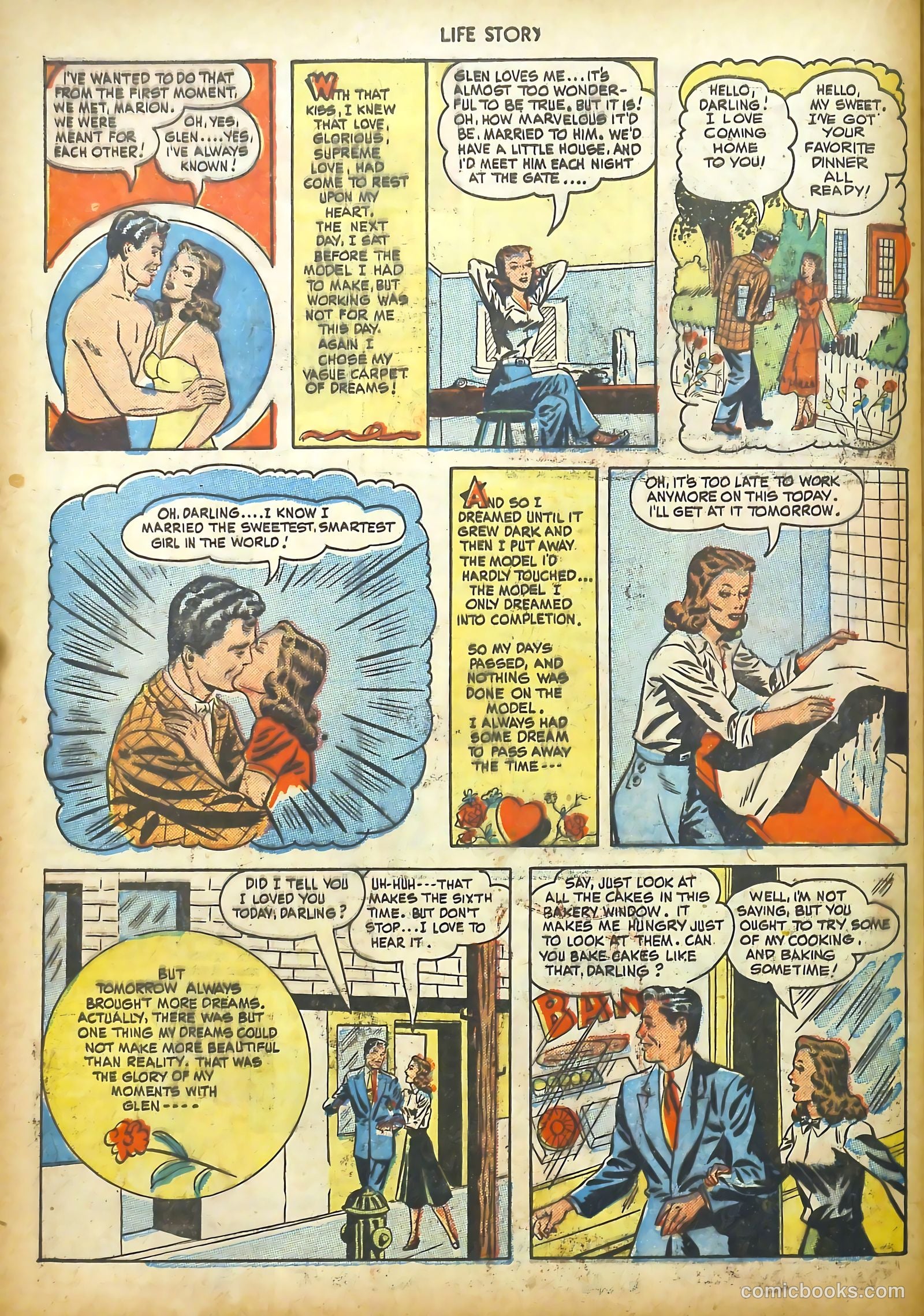 Big Book Romances #1 (1950) — page 84 of 149