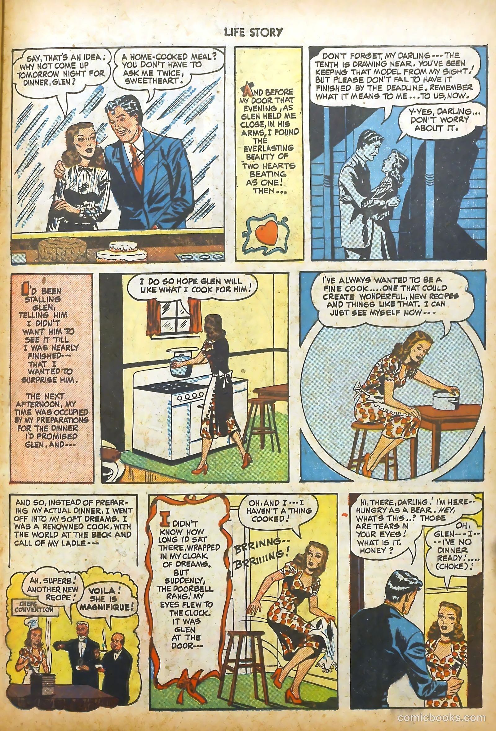 Big Book Romances #1 (1950) — page 85 of 149