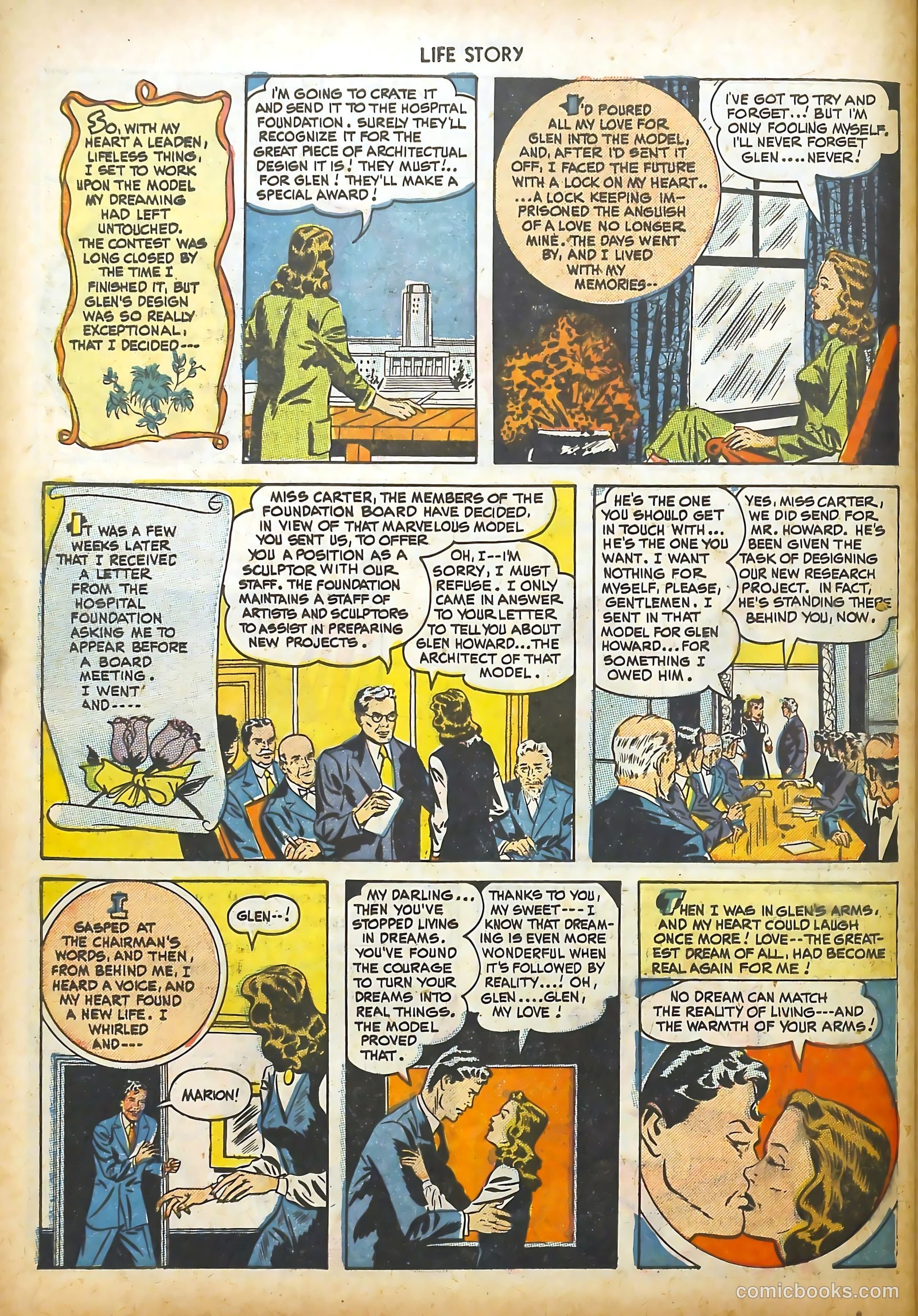 Big Book Romances #1 (1950) — page 88 of 149