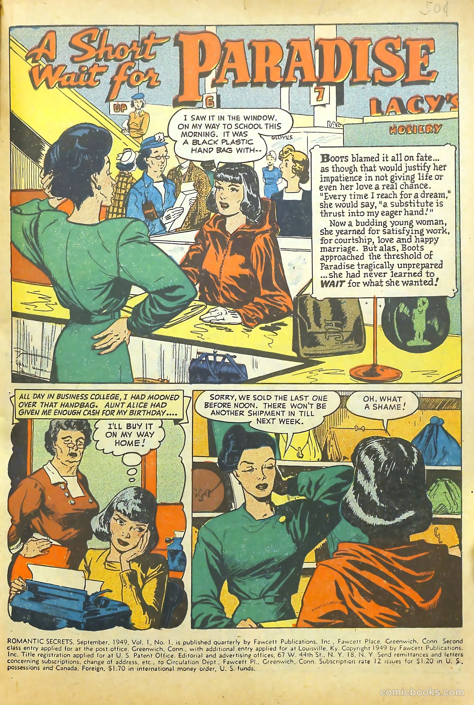 Big Book Romances #1 (1950) — page 99 of 149
