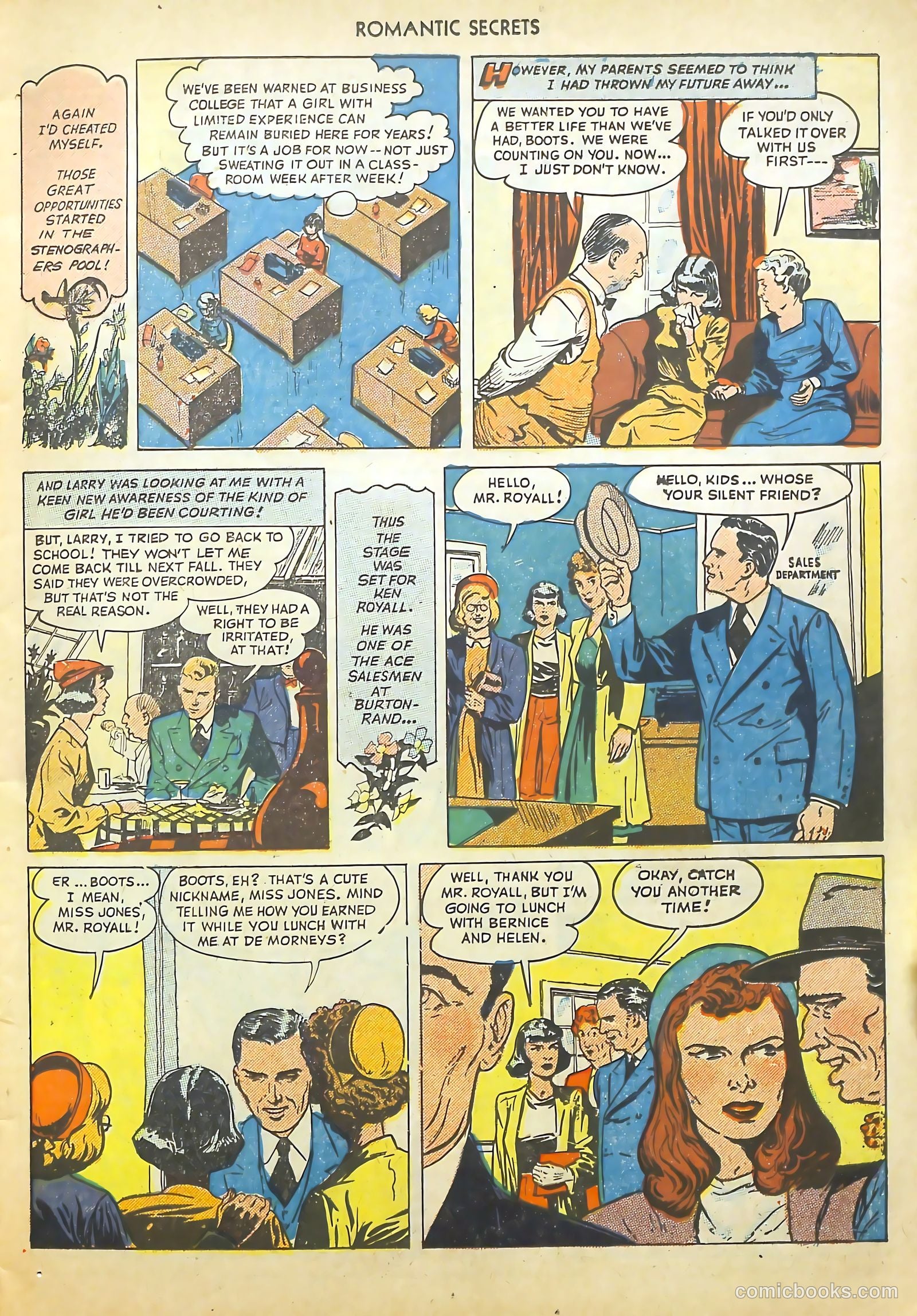 Big Book Romances #1 (1950) — page 107 of 149