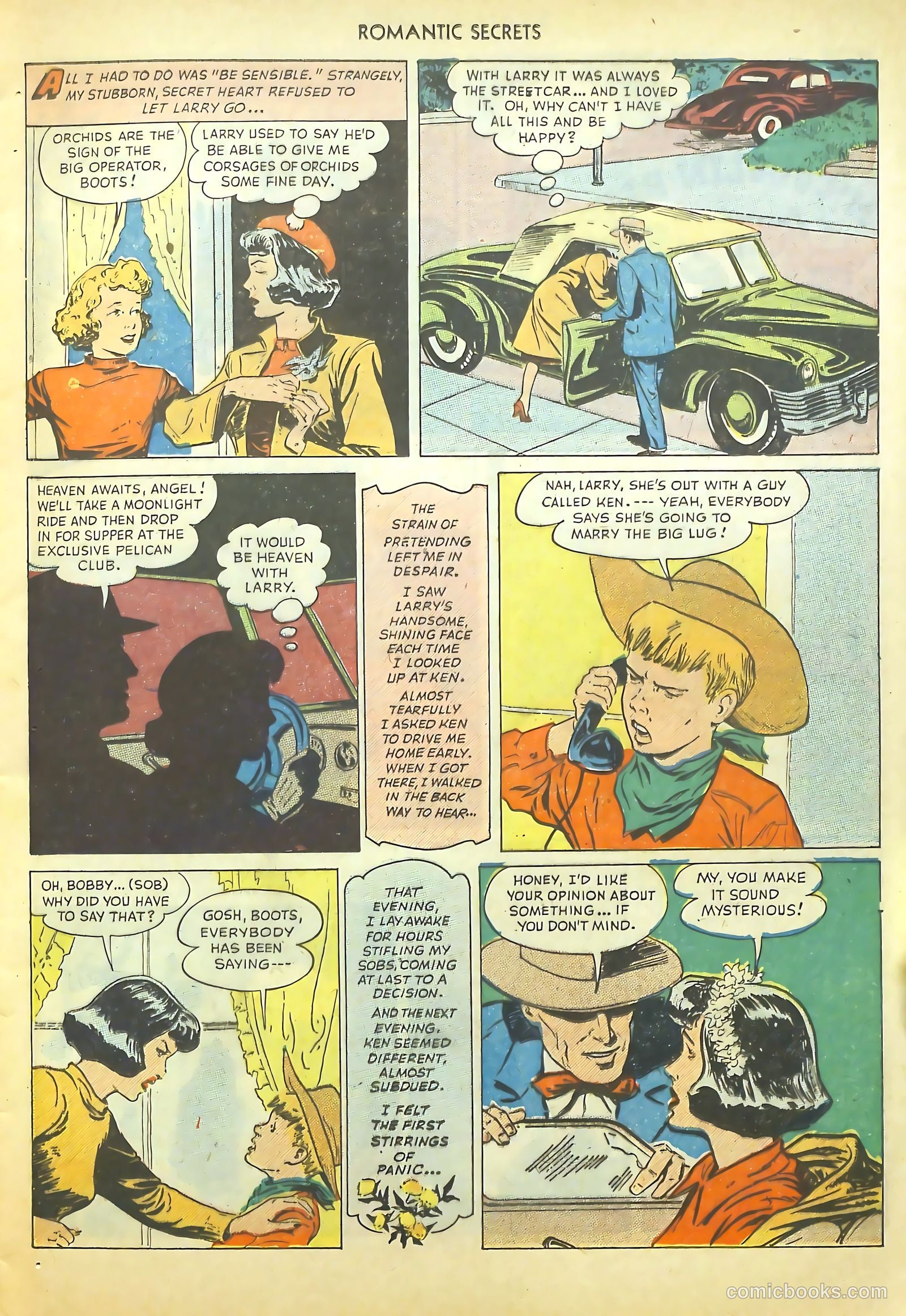 Big Book Romances #1 (1950) — page 109 of 149