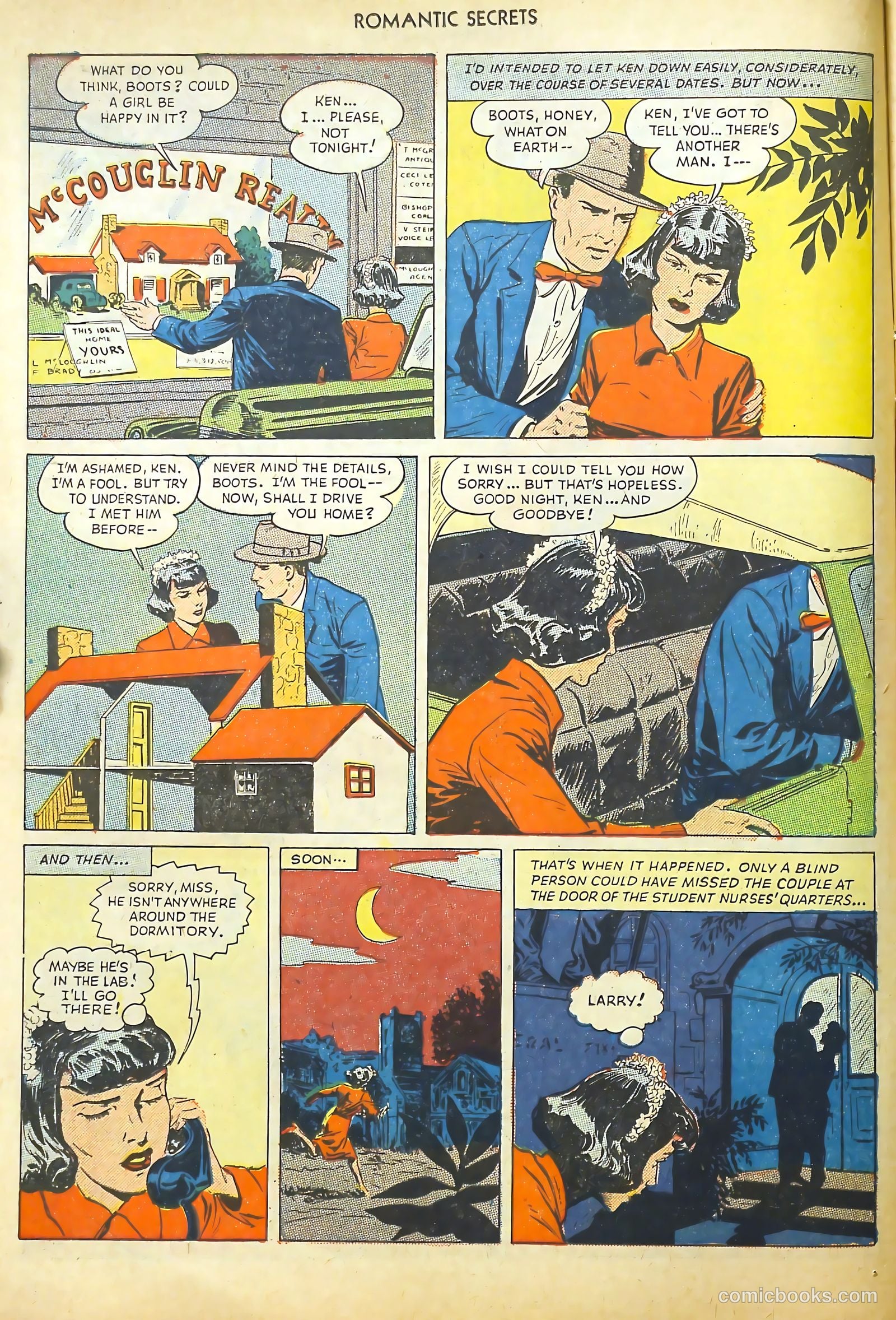Big Book Romances #1 (1950) — page 110 of 149