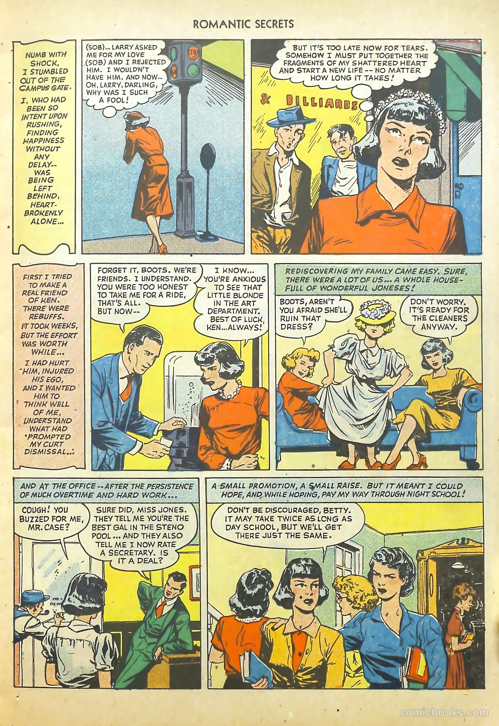 Big Book Romances #1 (1950) — page 111 of 149