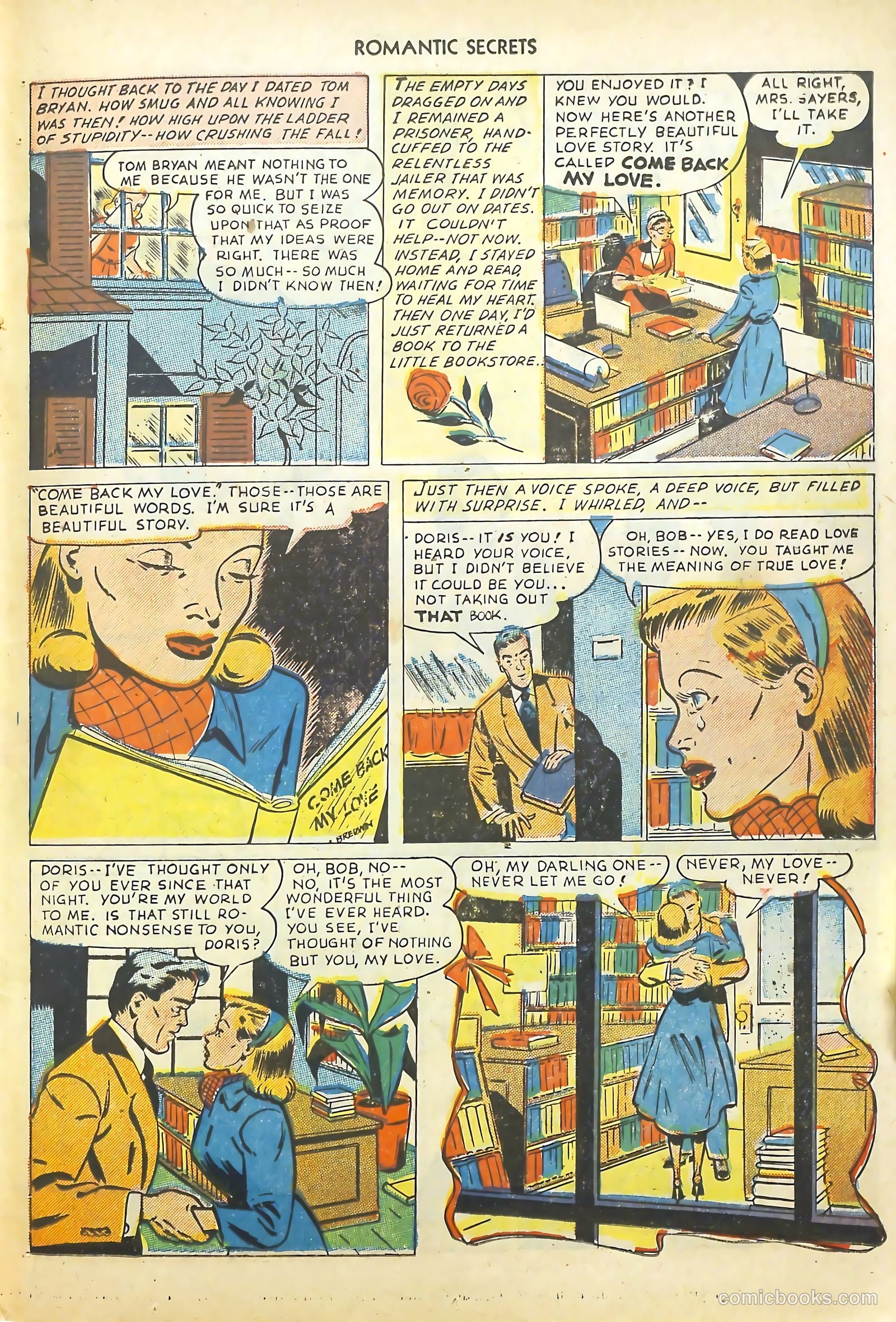 Big Book Romances #1 (1950) — page 123 of 149