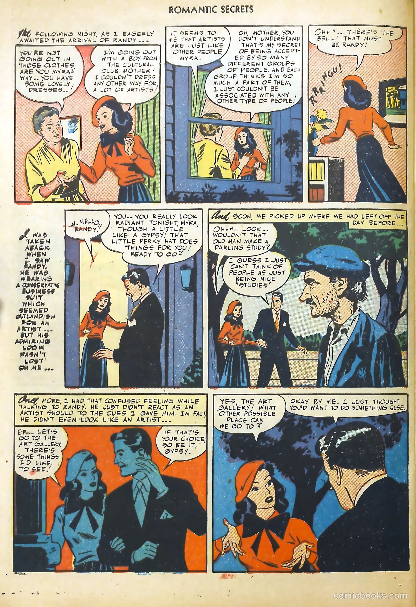 Big Book Romances #1 (1950) — page 128 of 149