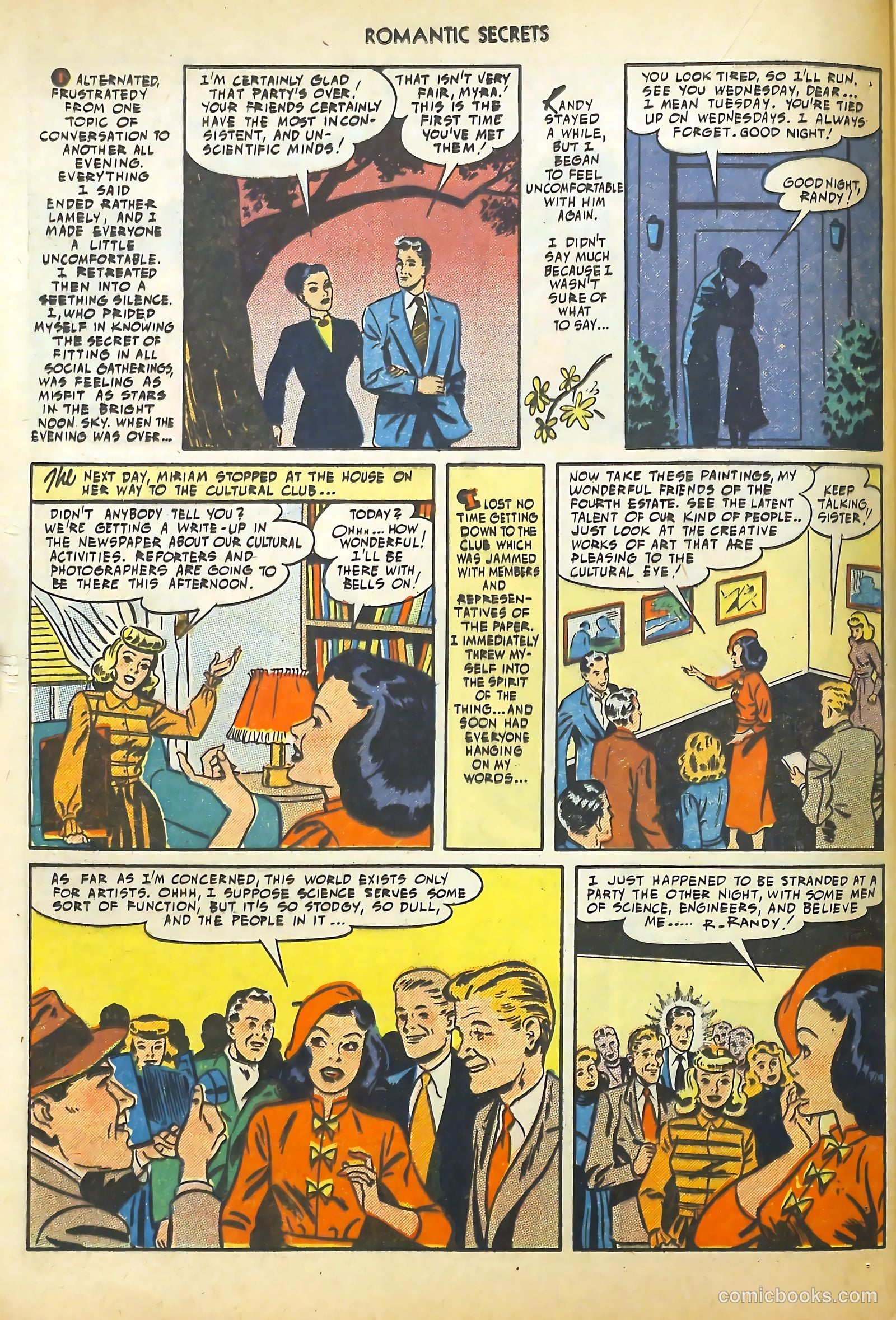 Big Book Romances #1 (1950) — page 132 of 149