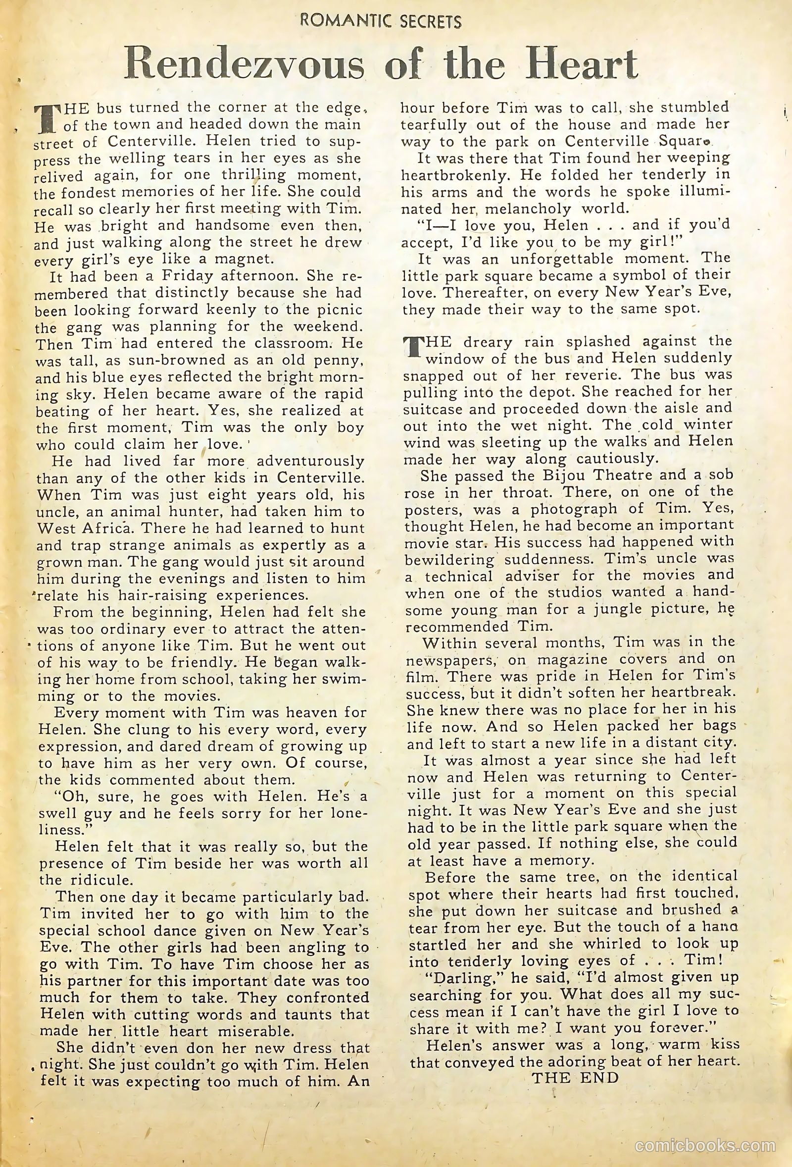 Big Book Romances #1 (1950) — page 135 of 149