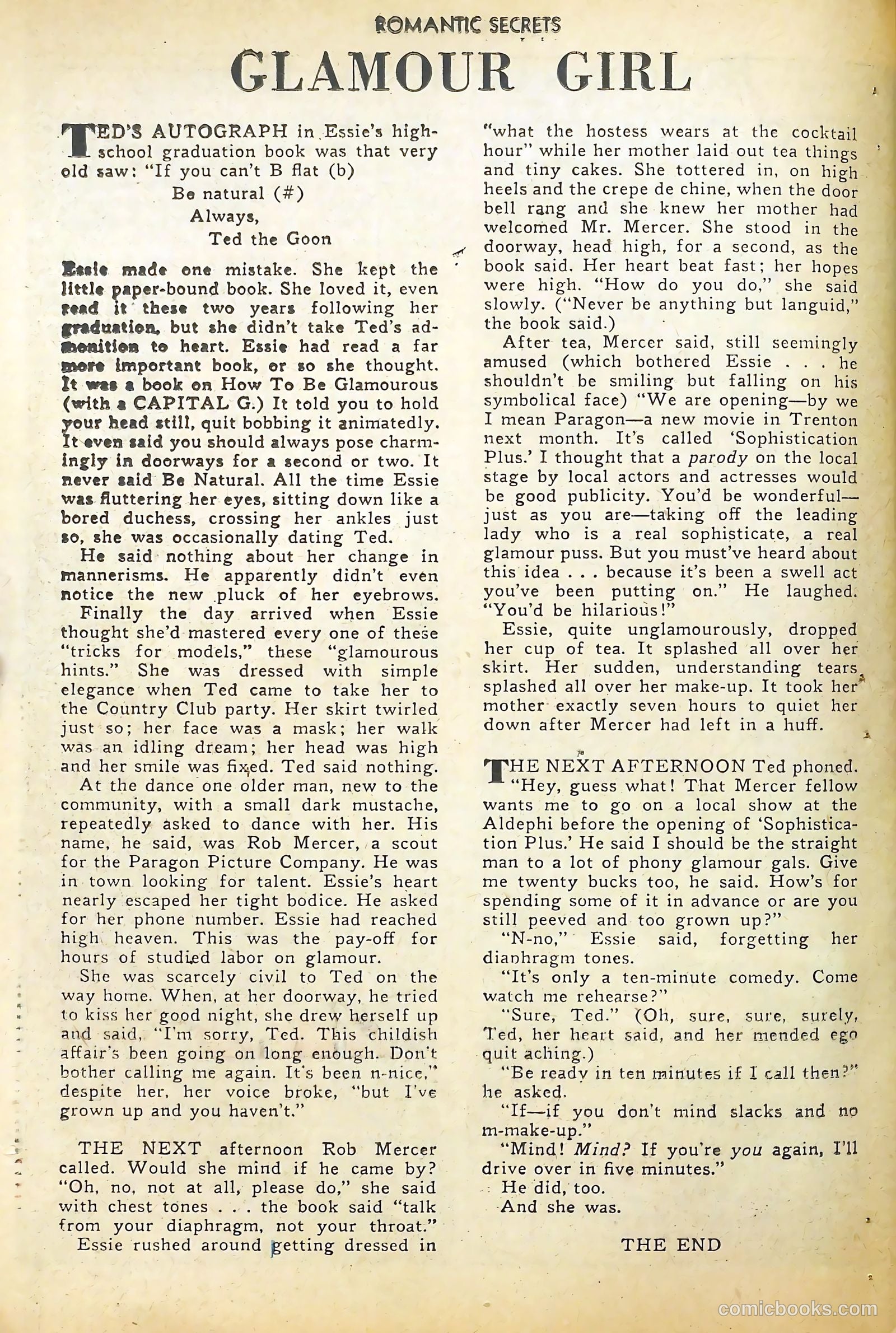 Big Book Romances #1 (1950) — page 136 of 149