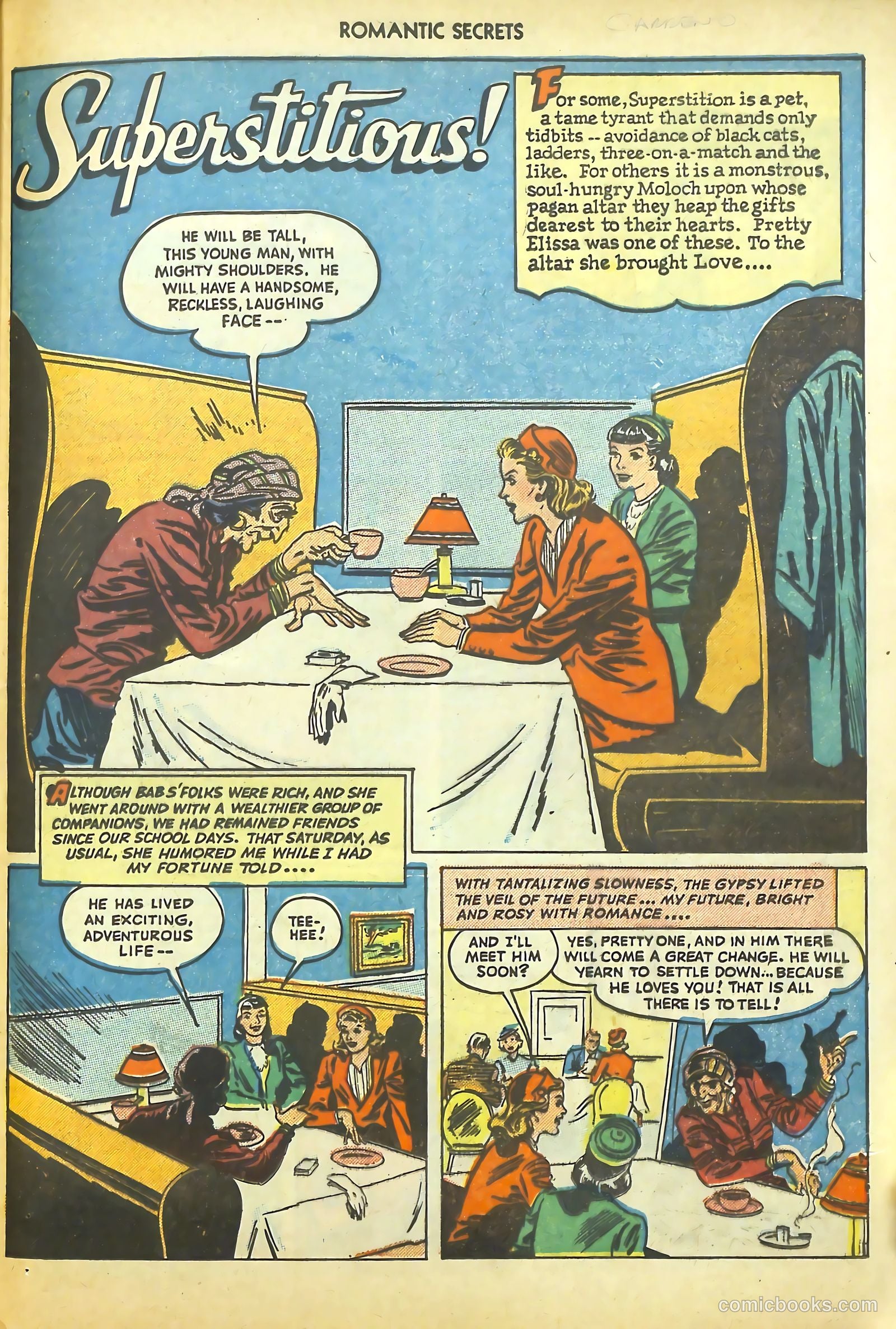 Big Book Romances #1 (1950) — page 137 of 149