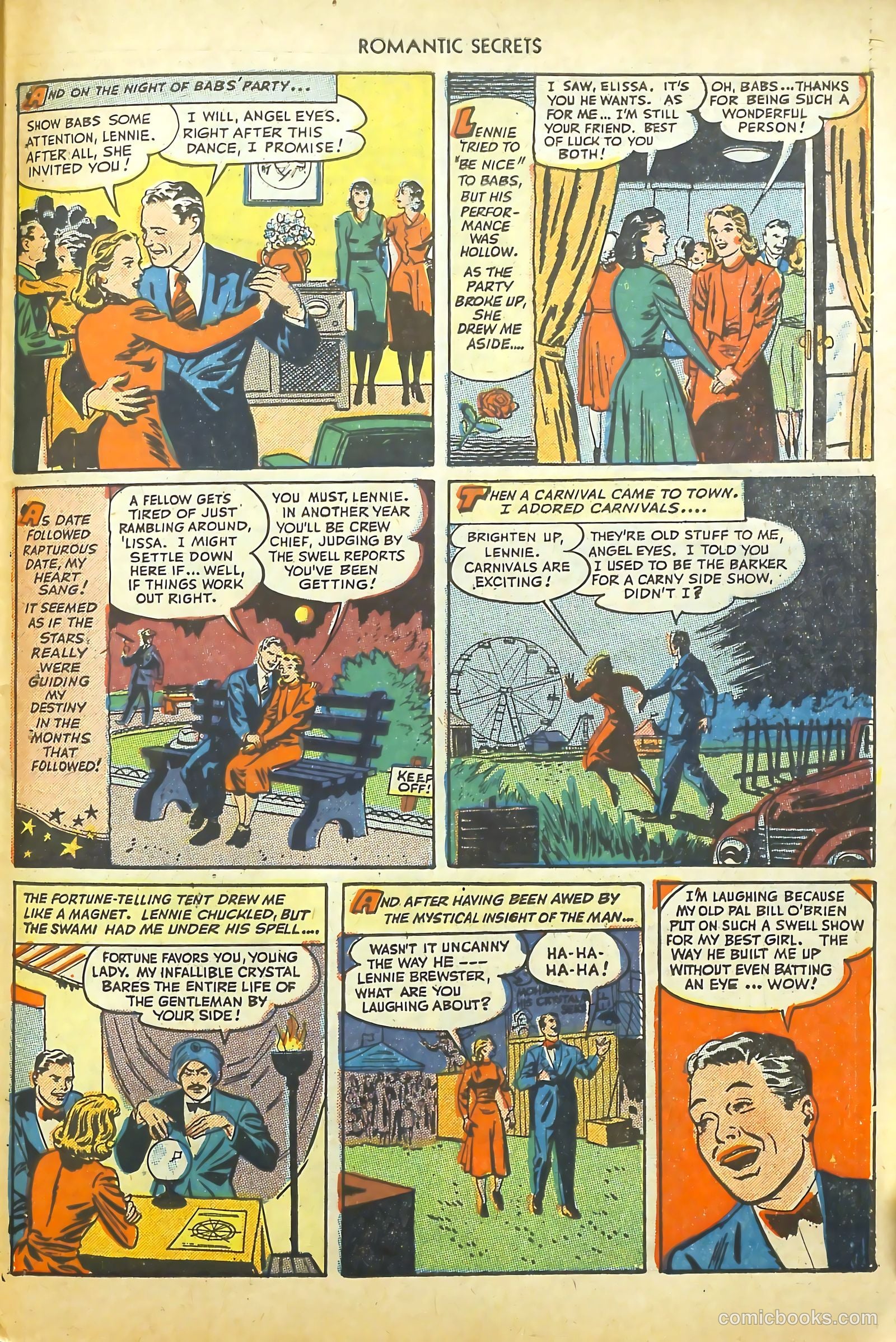 Big Book Romances #1 (1950) — page 139 of 149