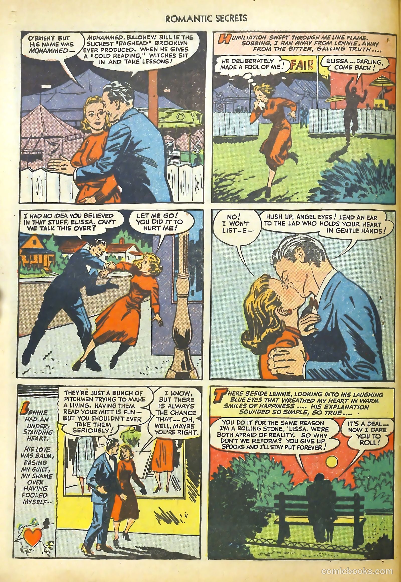Big Book Romances #1 (1950) — page 140 of 149