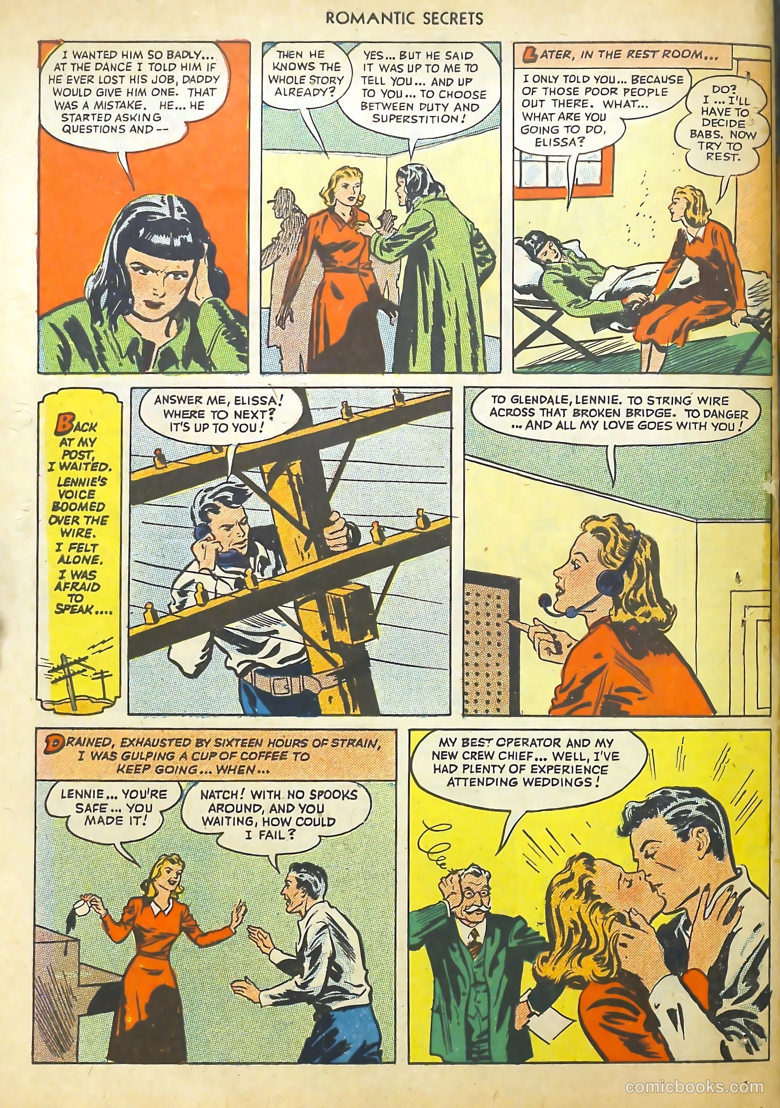 Big Book Romances #1 (1950) — page 146 of 149
