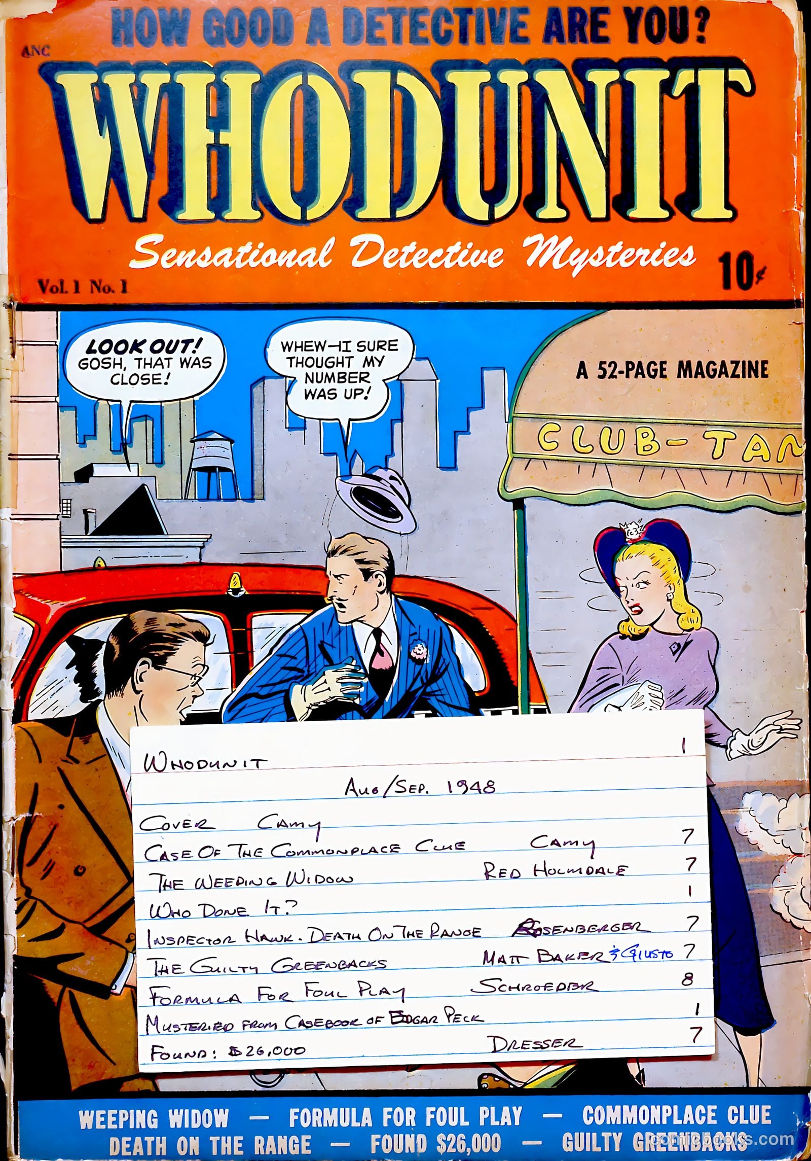 Whodunit #1 (1948) — page 52 of 52