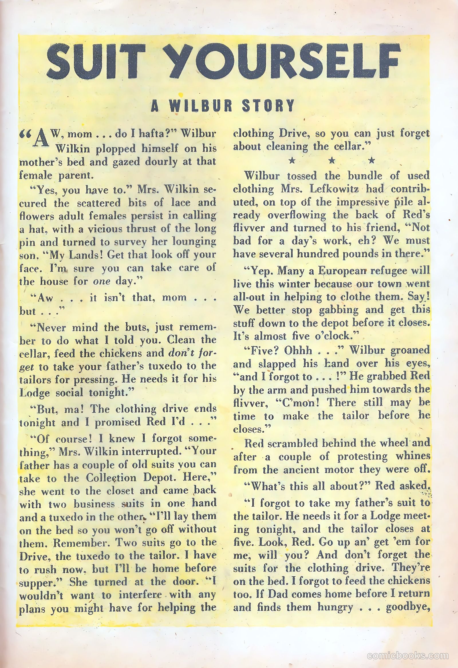 Wilbur Comics #22 (1948) — page 41 of 52
