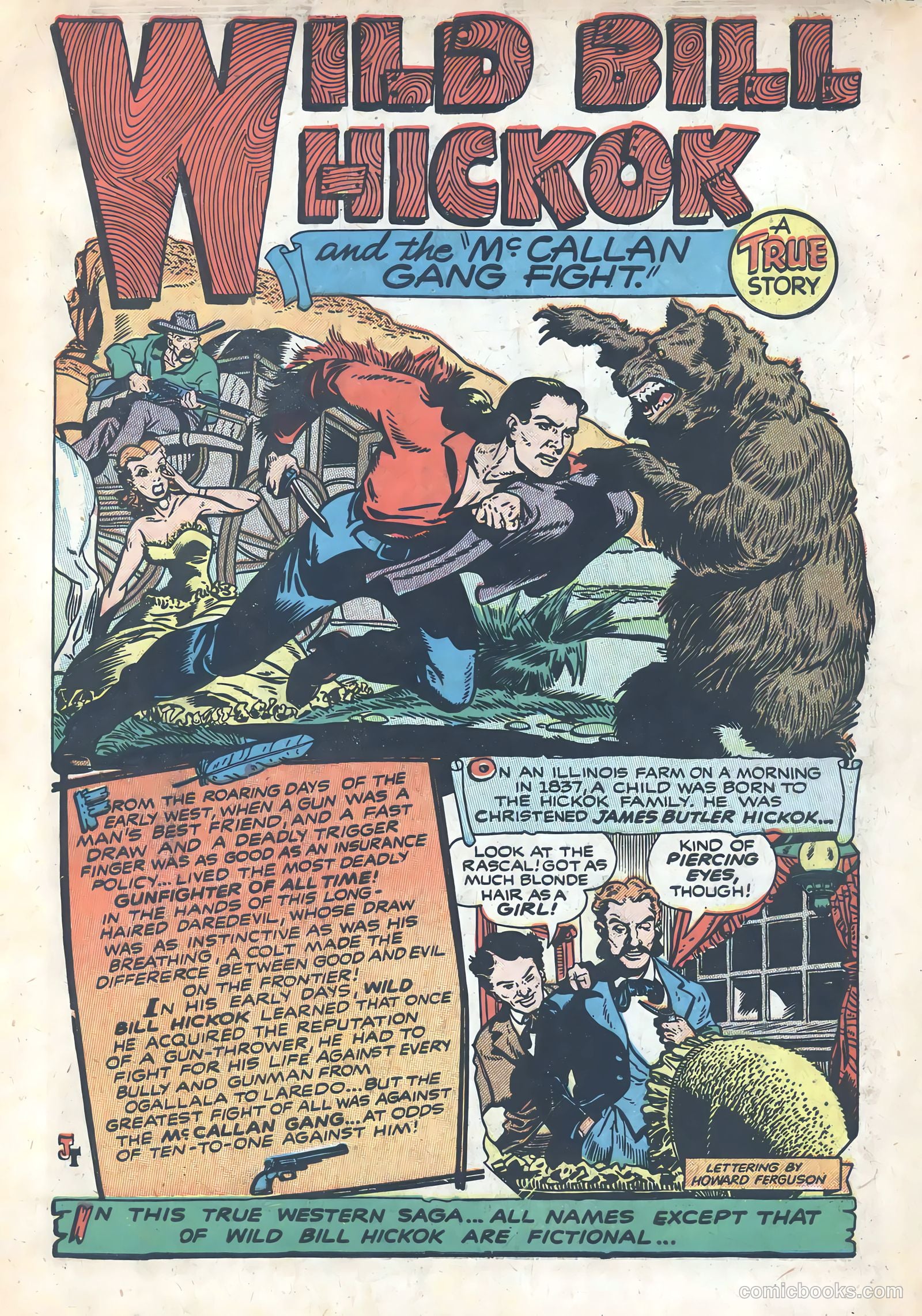 Wild Bill Hickok #1 (1949) — page 3 of 37