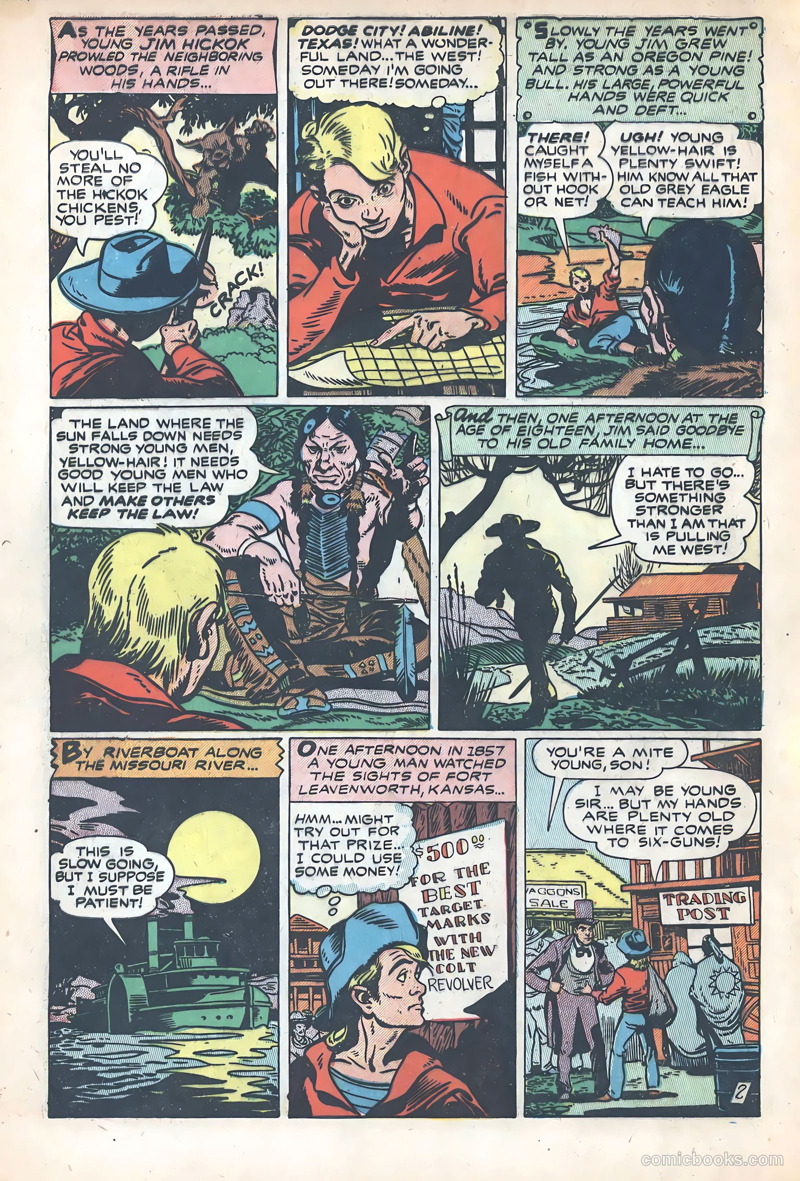 Wild Bill Hickok #1 (1949) — page 4 of 37