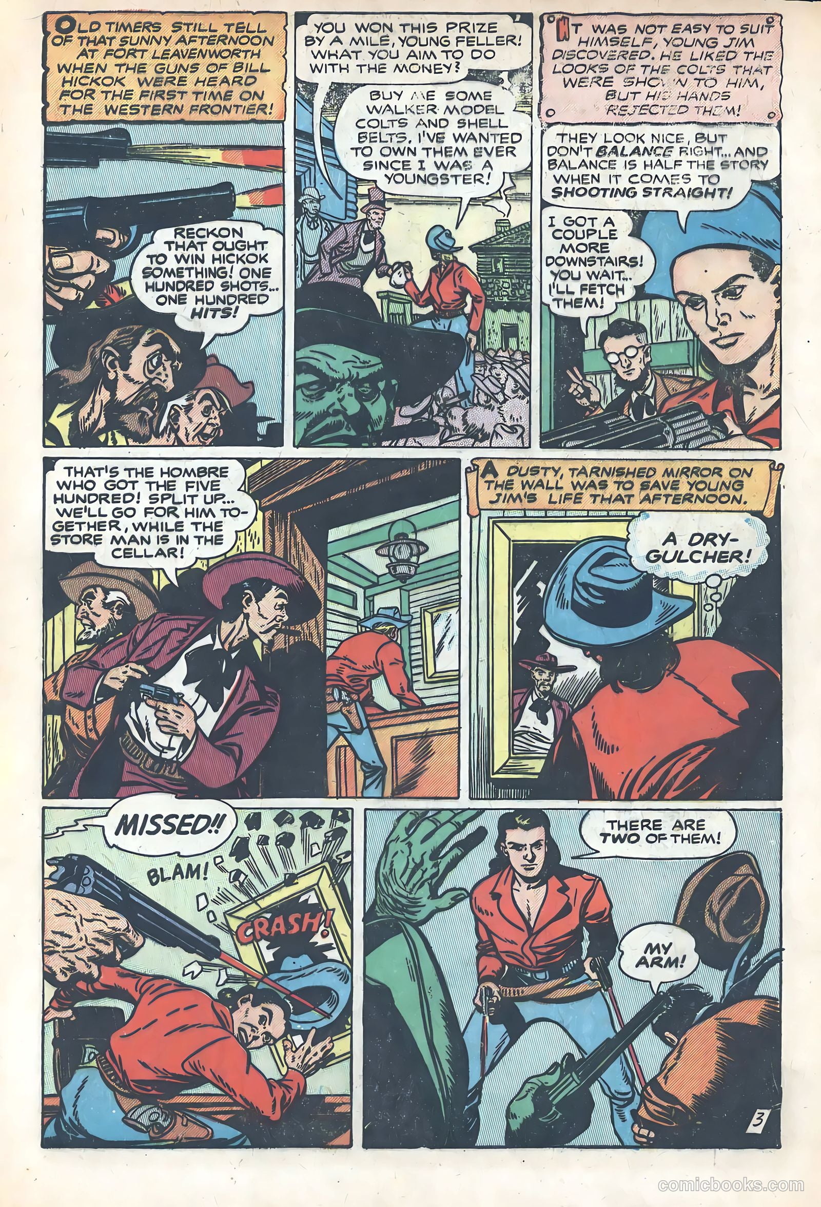 Wild Bill Hickok #1 (1949) — page 5 of 37