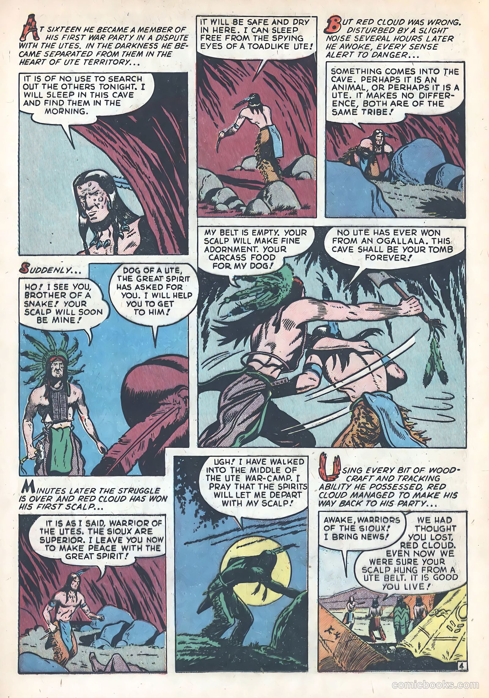Wild Bill Hickok #1 (1949) — page 16 of 37