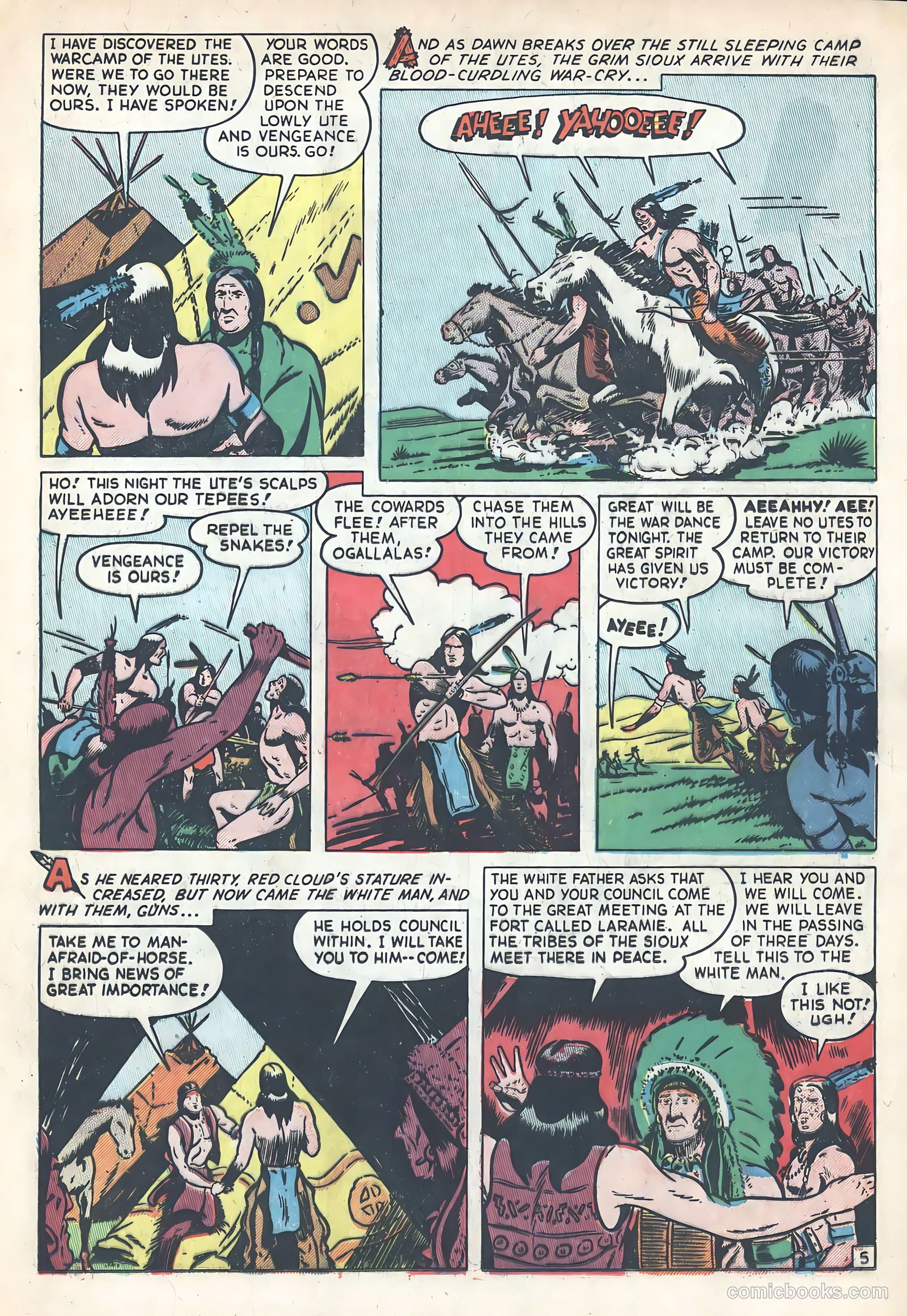 Wild Bill Hickok #1 (1949) — page 17 of 37