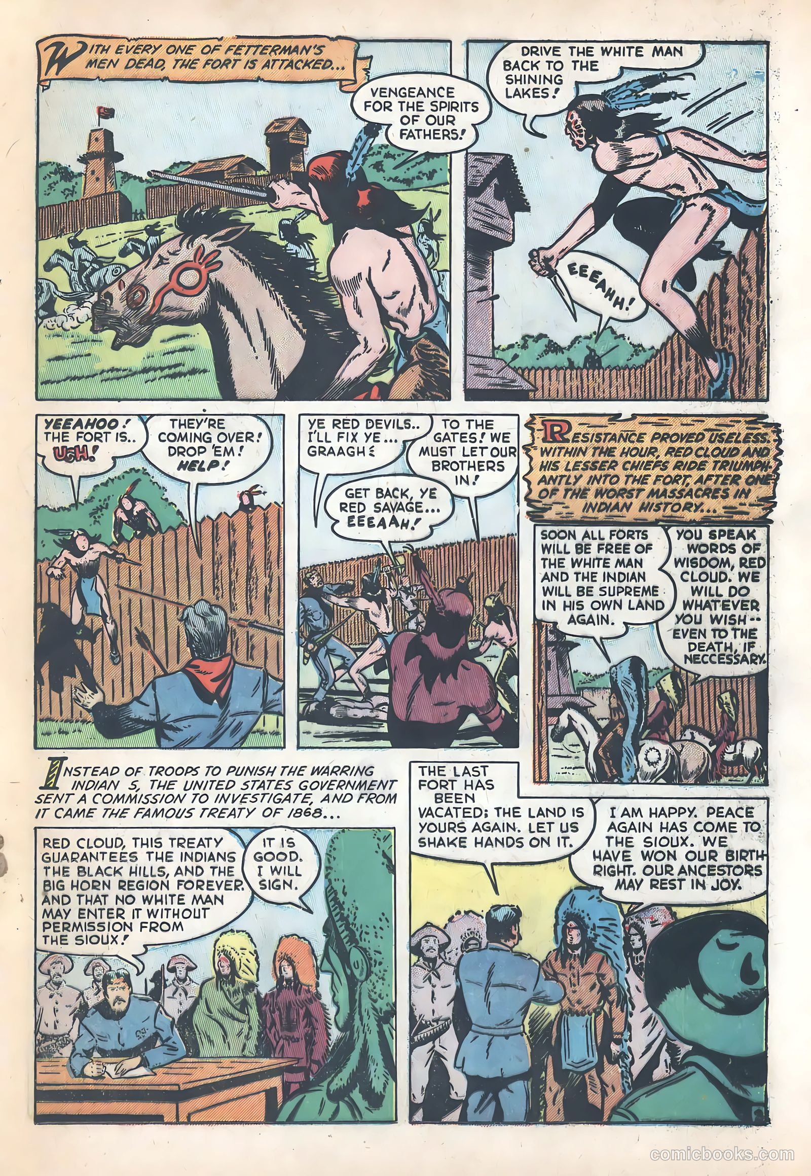 Wild Bill Hickok #1 (1949) — page 21 of 37