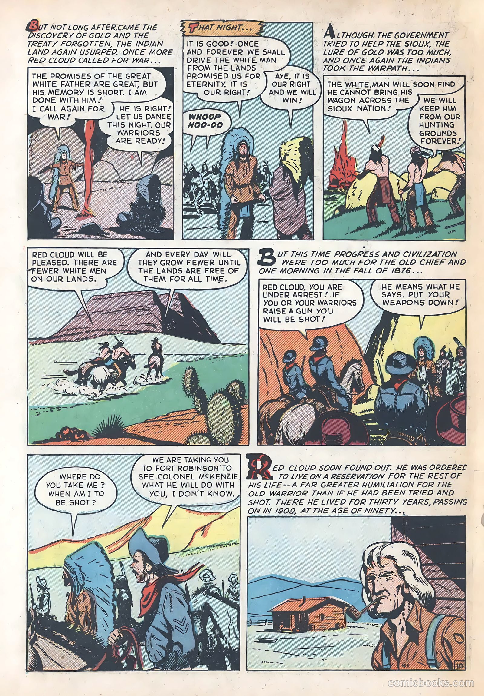 Wild Bill Hickok #1 (1949) — page 22 of 37