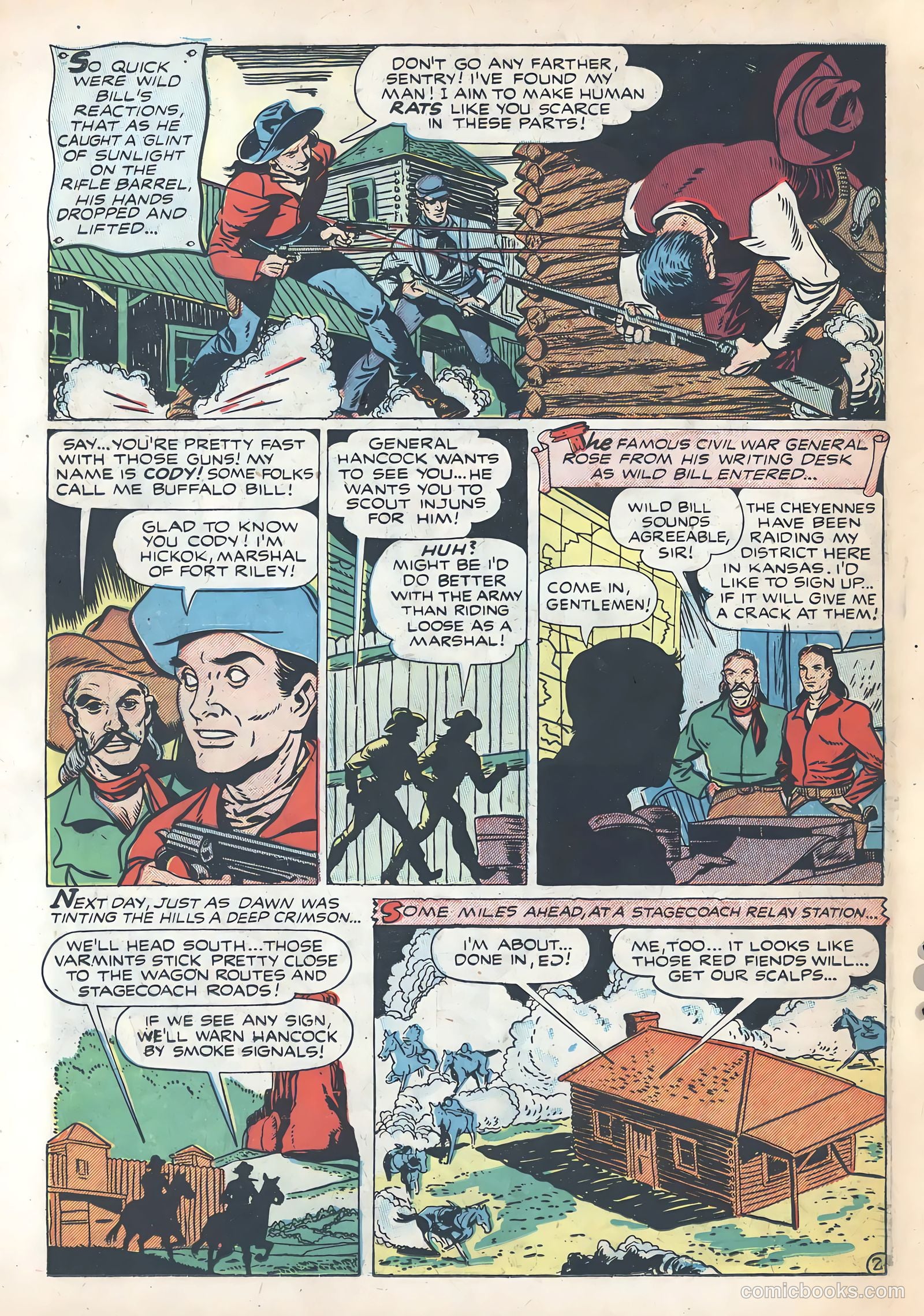 Wild Bill Hickok #1 (1949) — page 26 of 37