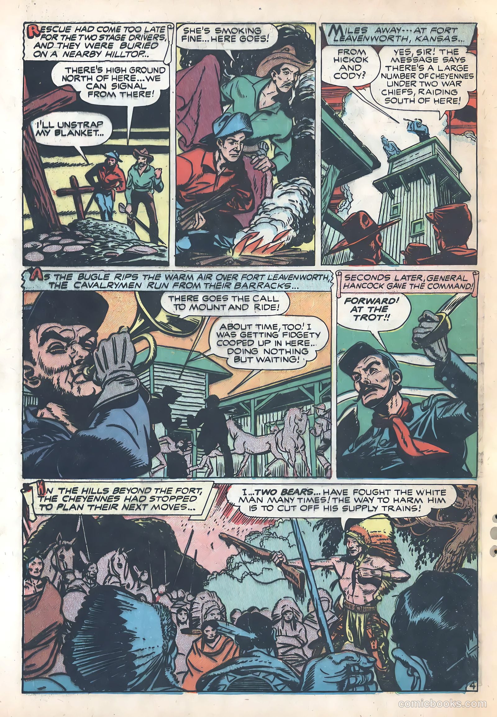Wild Bill Hickok #1 (1949) — page 28 of 37