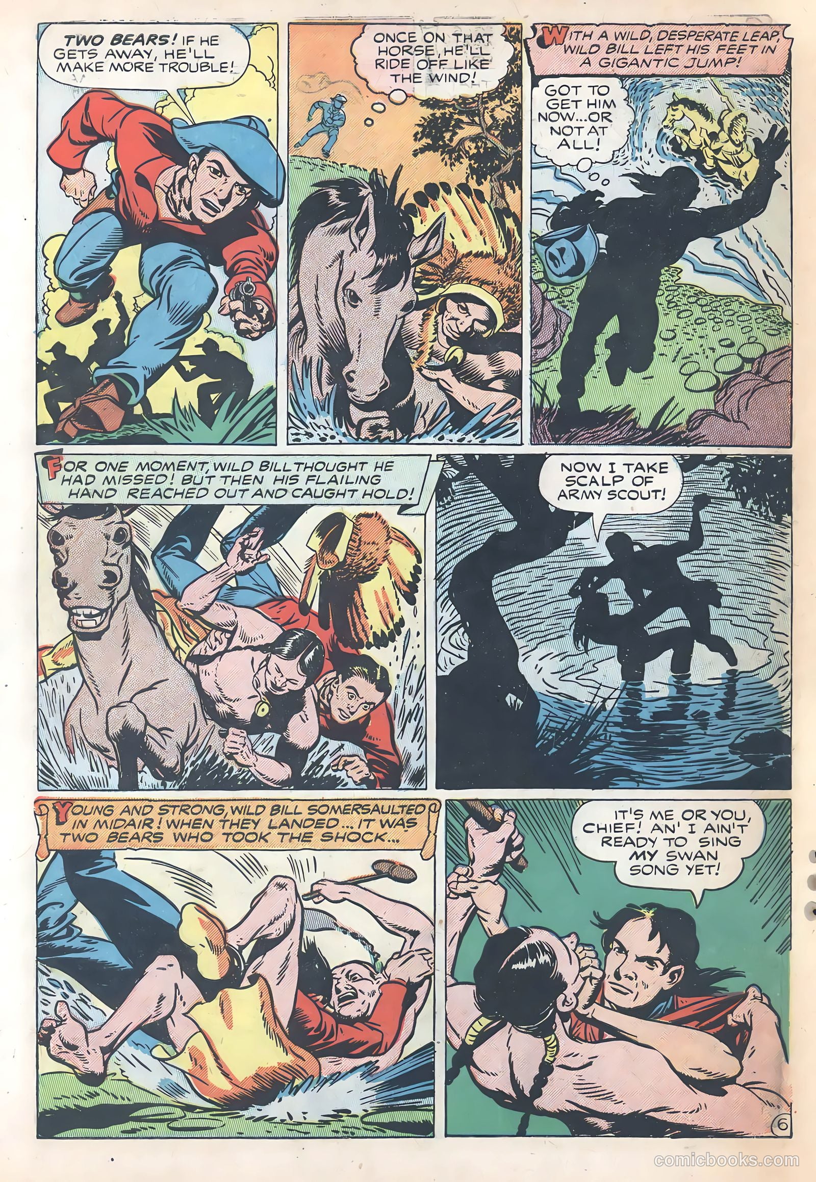 Wild Bill Hickok #1 (1949) — page 30 of 37