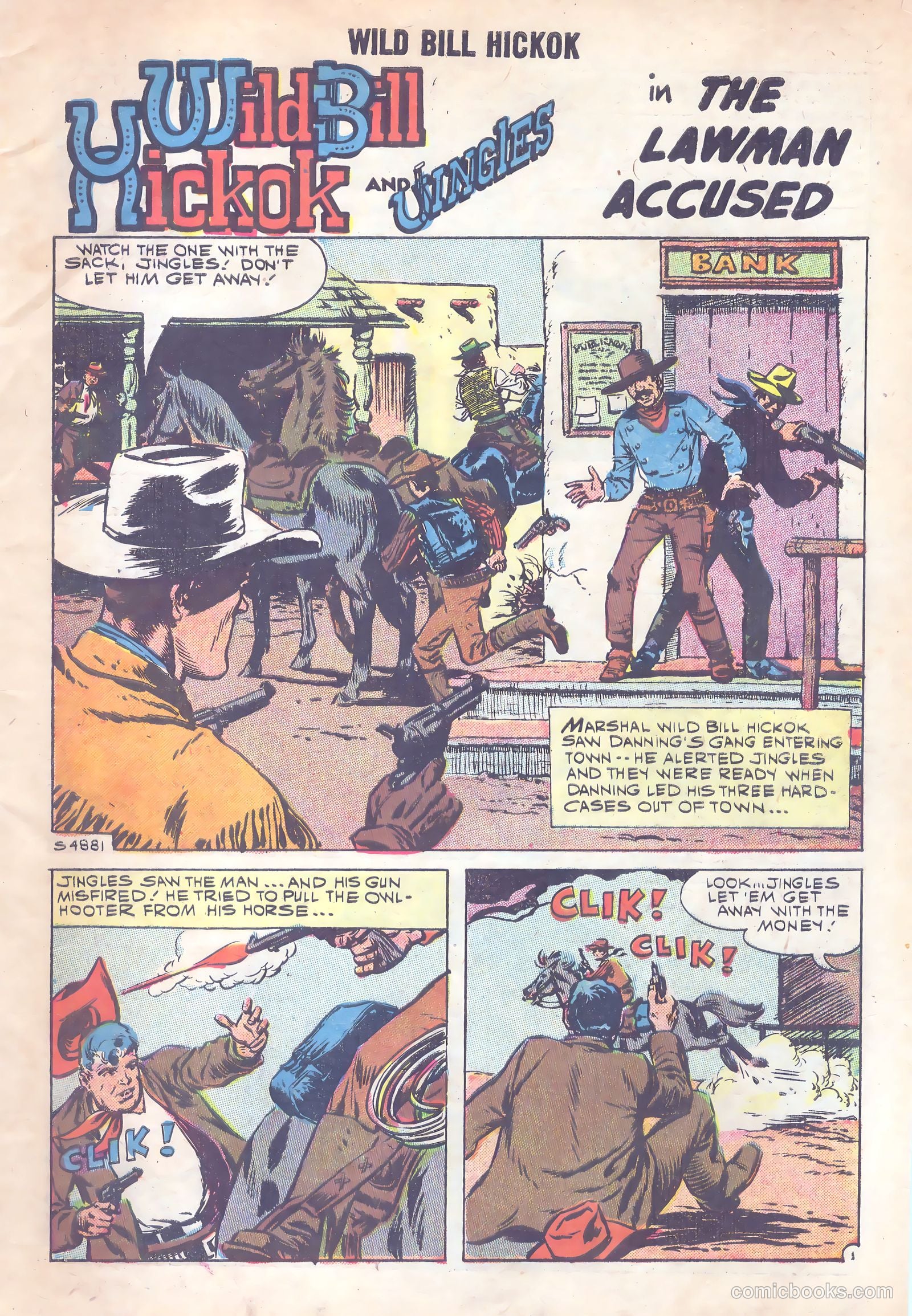 Wild Bill Hickok #1 (1959) — page 3 of 36