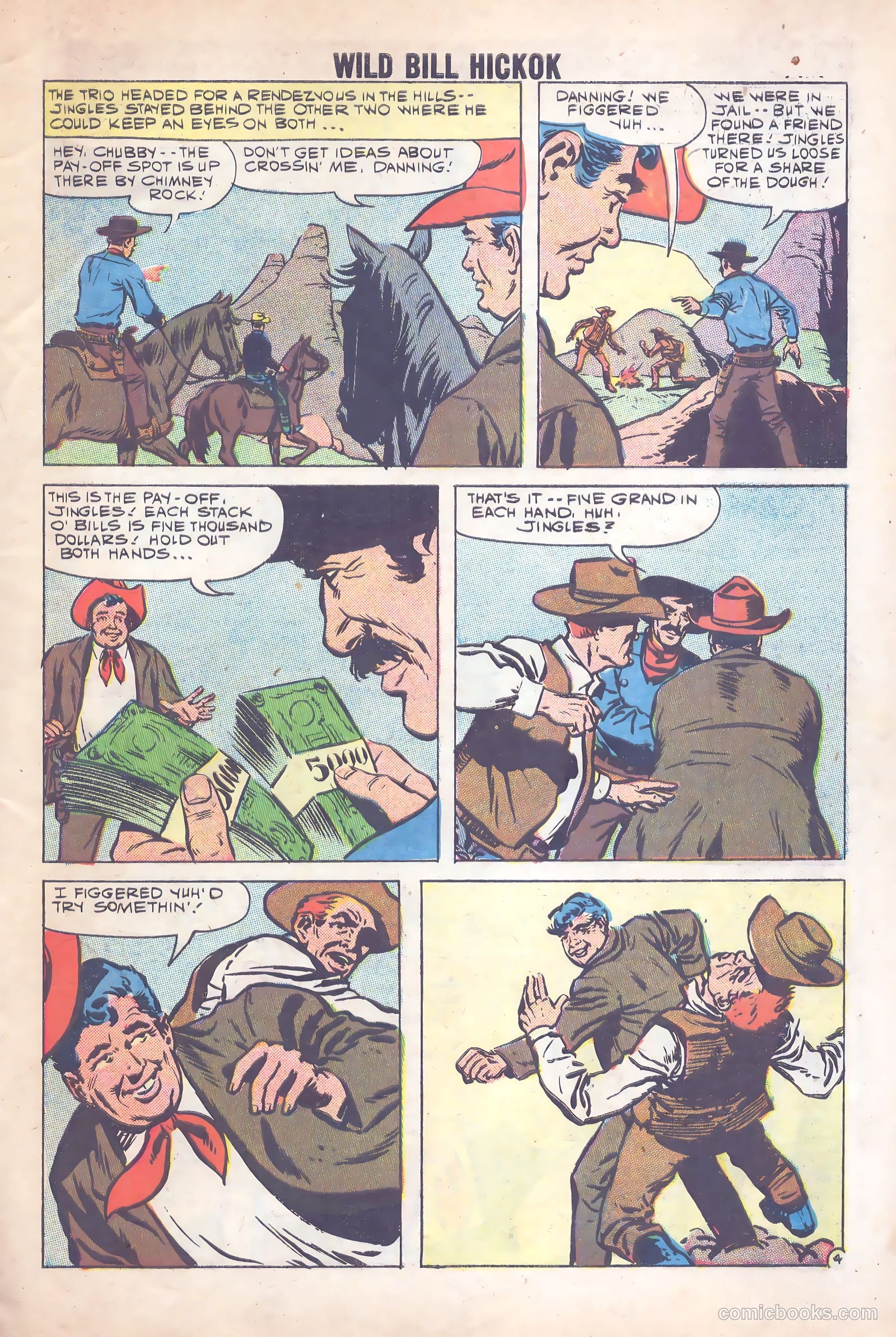 Wild Bill Hickok #1 (1959) — page 7 of 36