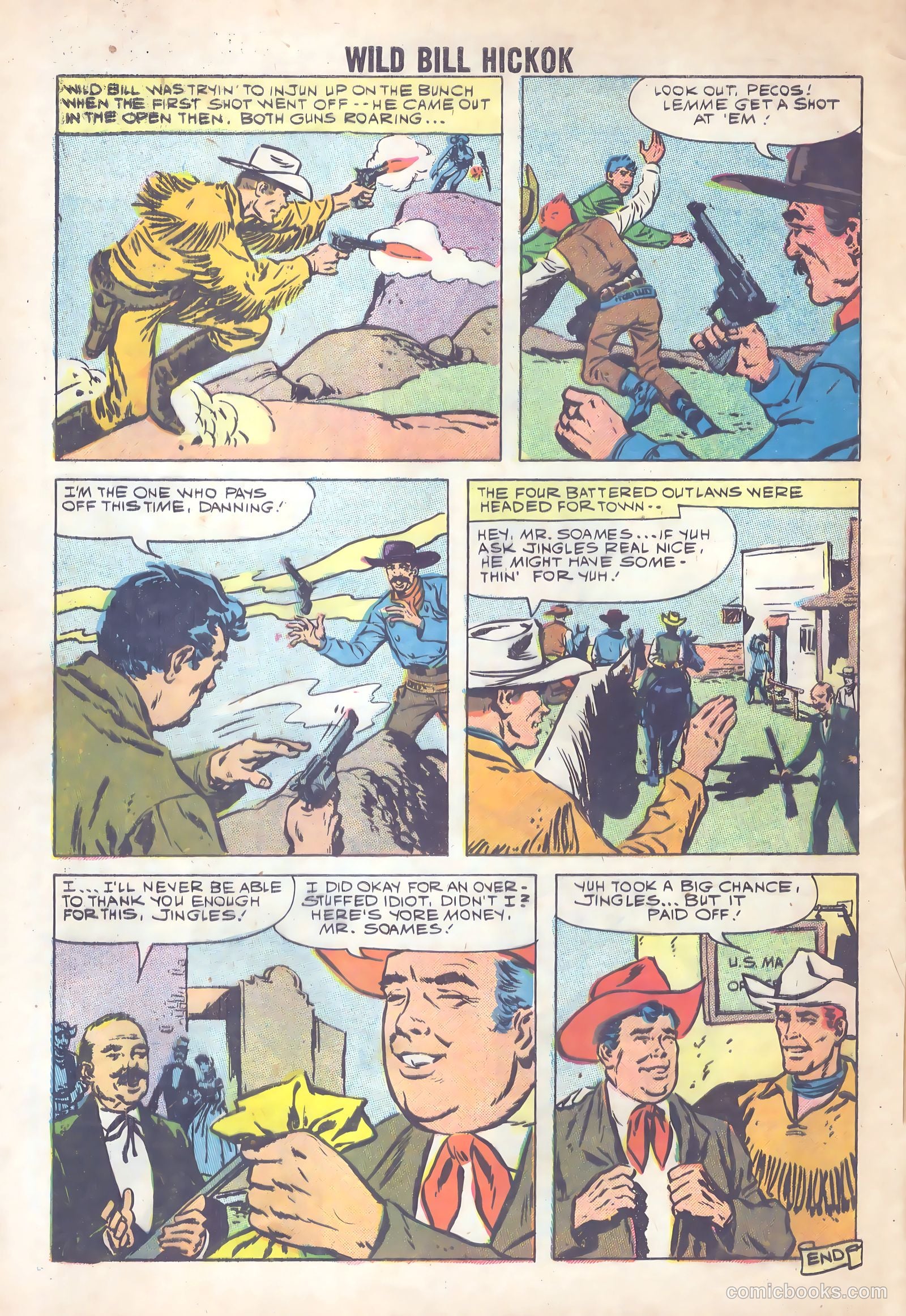 Wild Bill Hickok #1 (1959) — page 8 of 36
