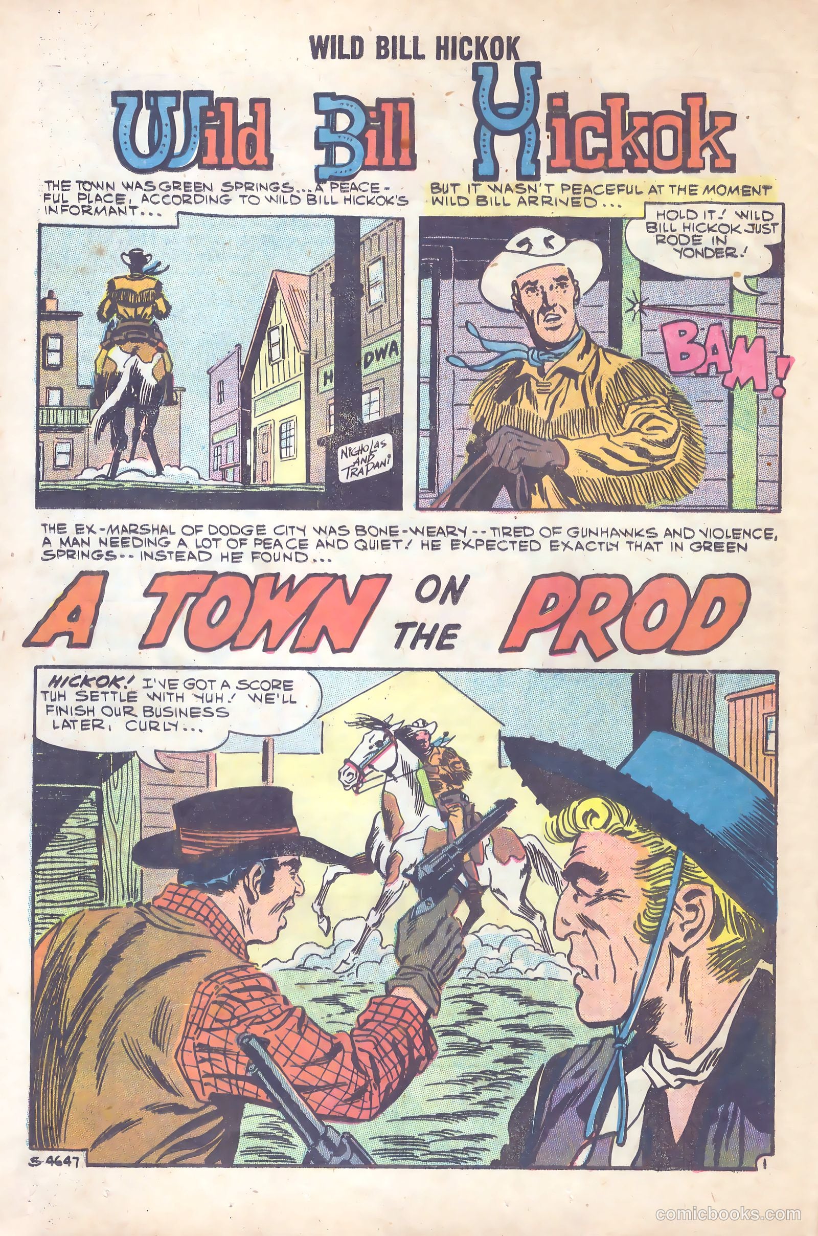 Wild Bill Hickok #1 (1959) — page 12 of 36