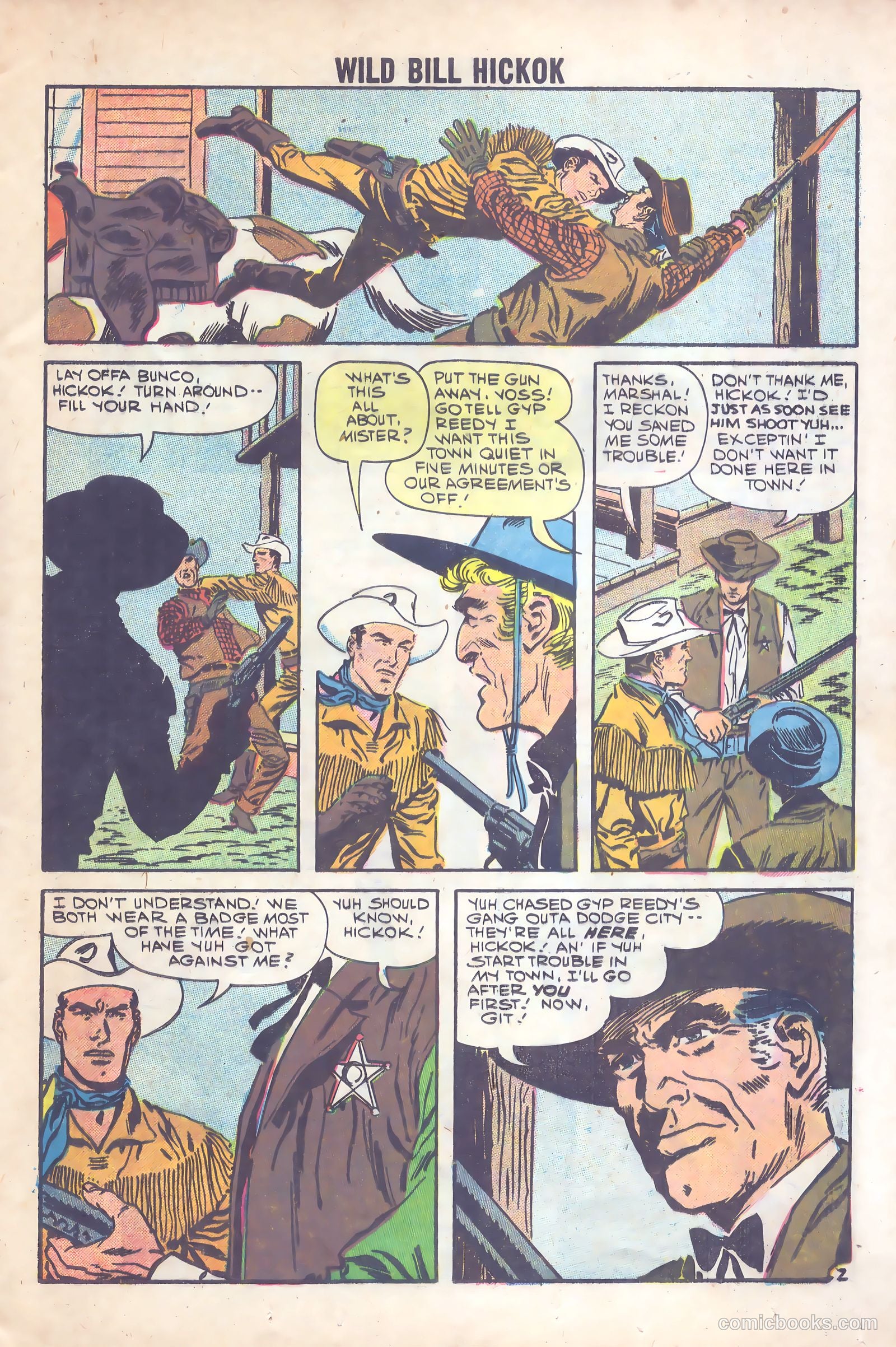 Wild Bill Hickok #1 (1959) — page 13 of 36