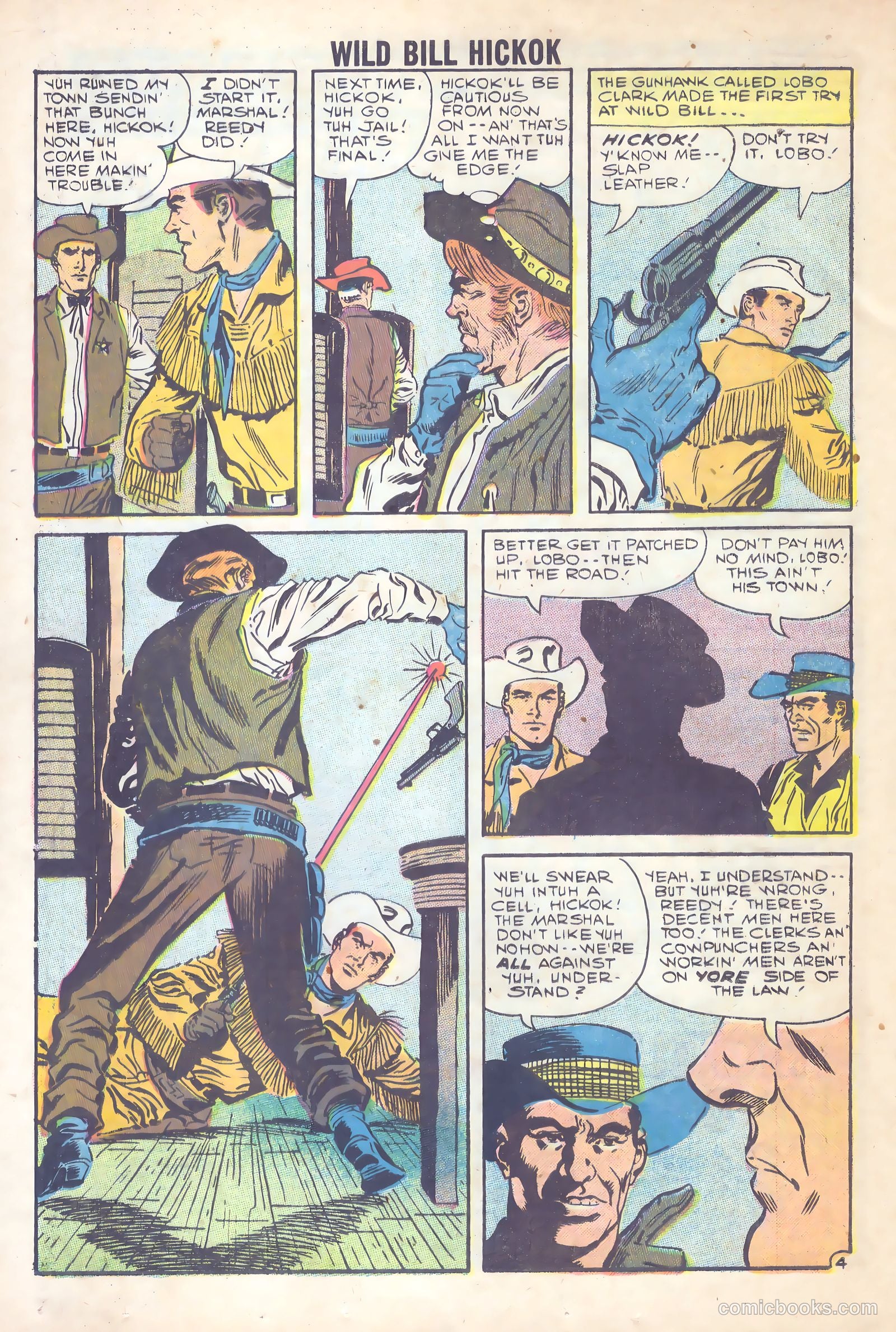 Wild Bill Hickok #1 (1959) — page 16 of 36